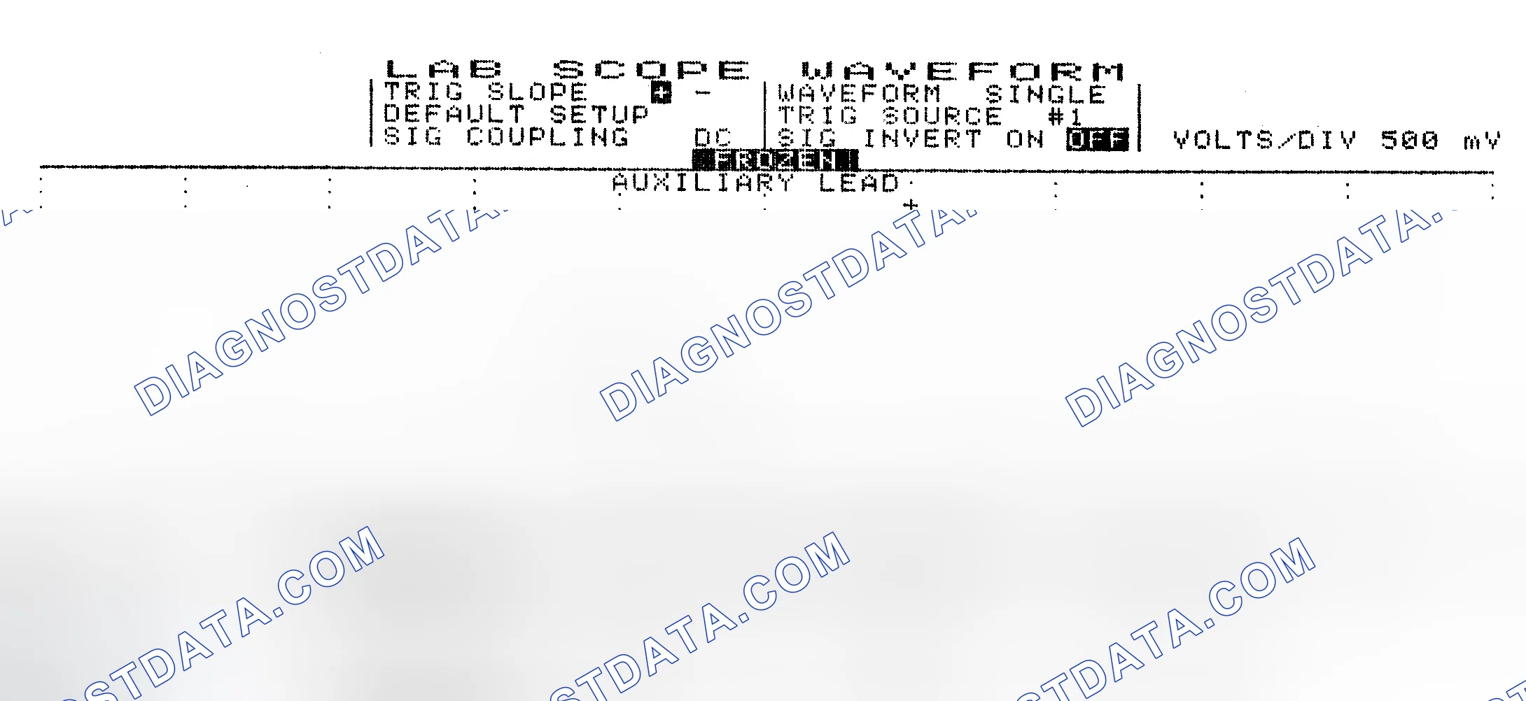 Scheme 10: Single Injector w/Excessive Current Flow - Current Pattern
