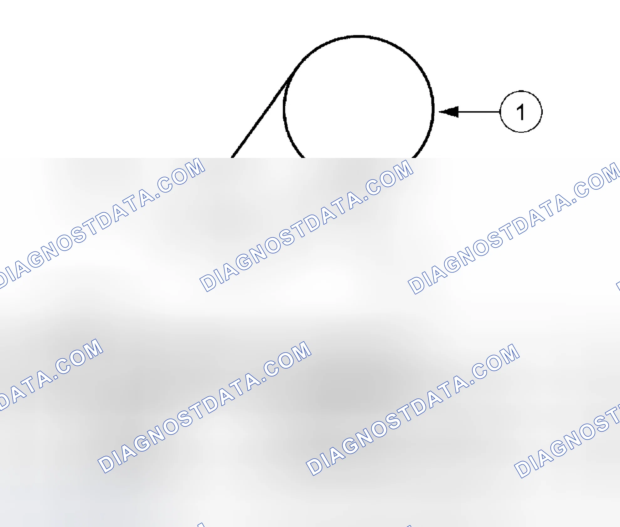 Scheme 4: Water Pump Drive Belt - 3.0L (4V) without Tensioner