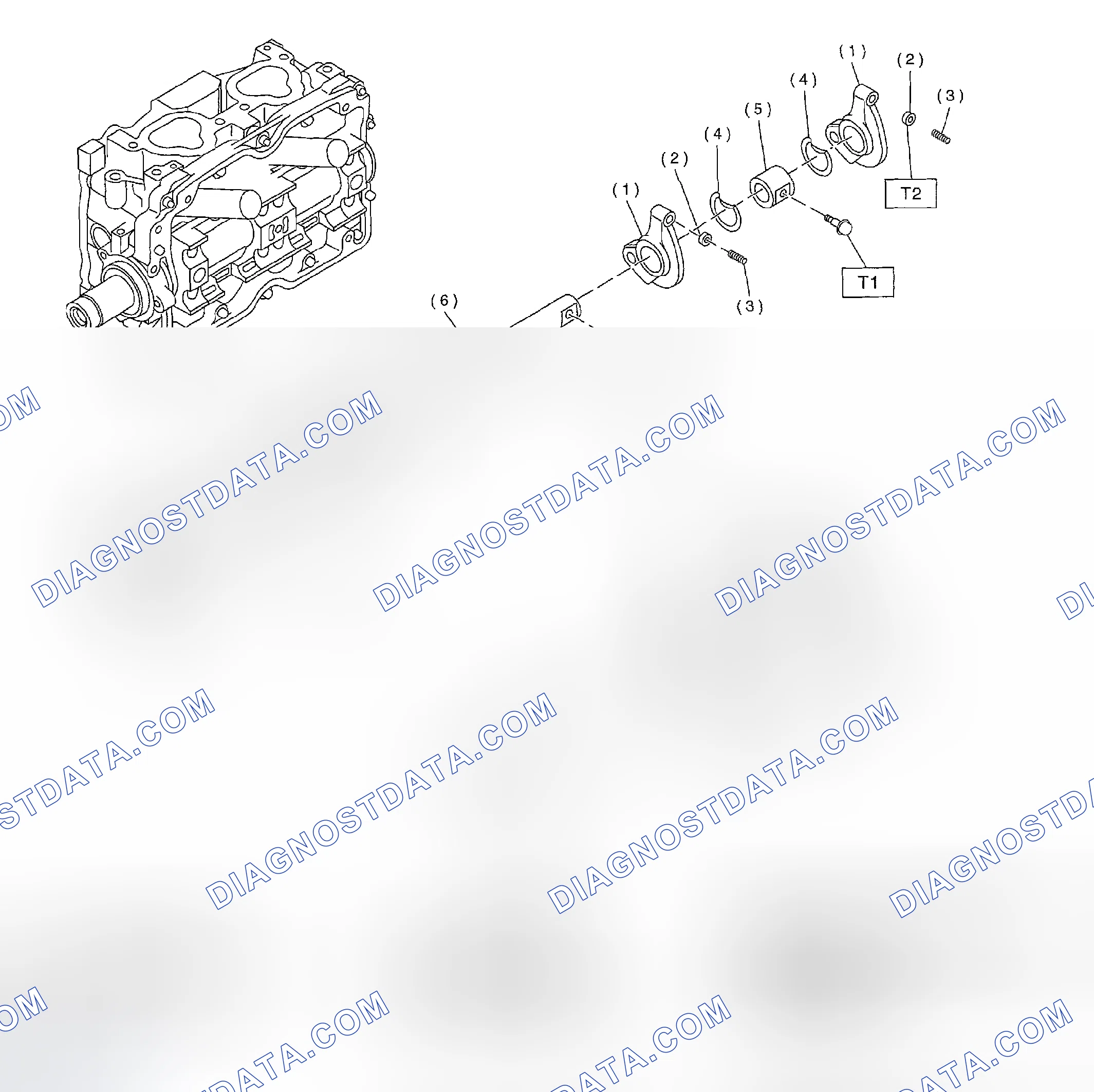 Scheme 237: VALVE ROCKER ASSEMBLY