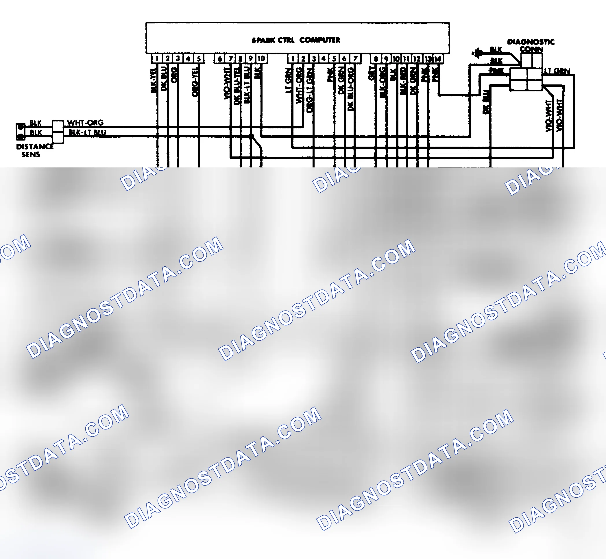 Scheme 327: Dakota RWD 2.2L EFC System Wiring Diagram