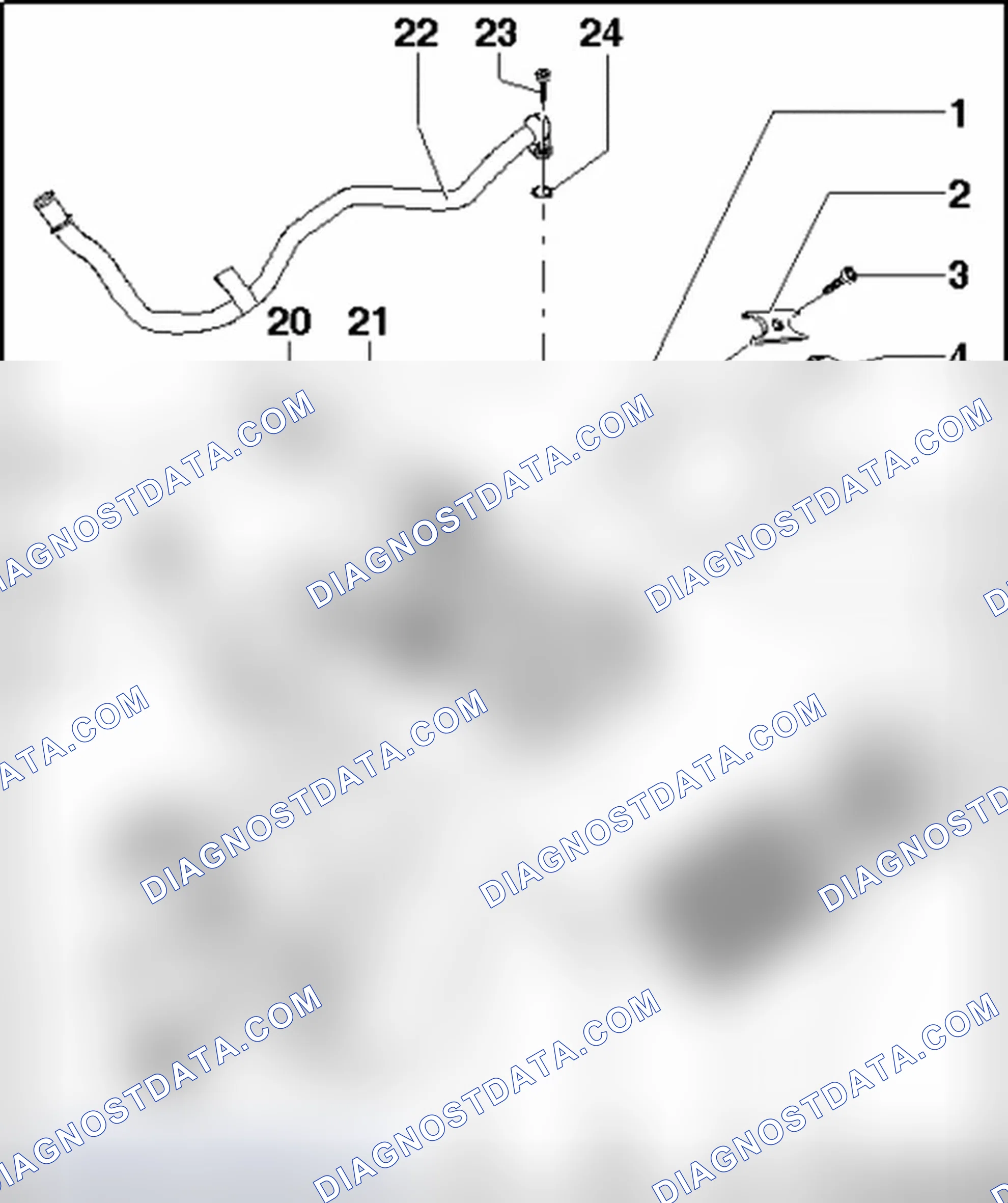 Scheme 272: Oil filter housing, assembly overview
