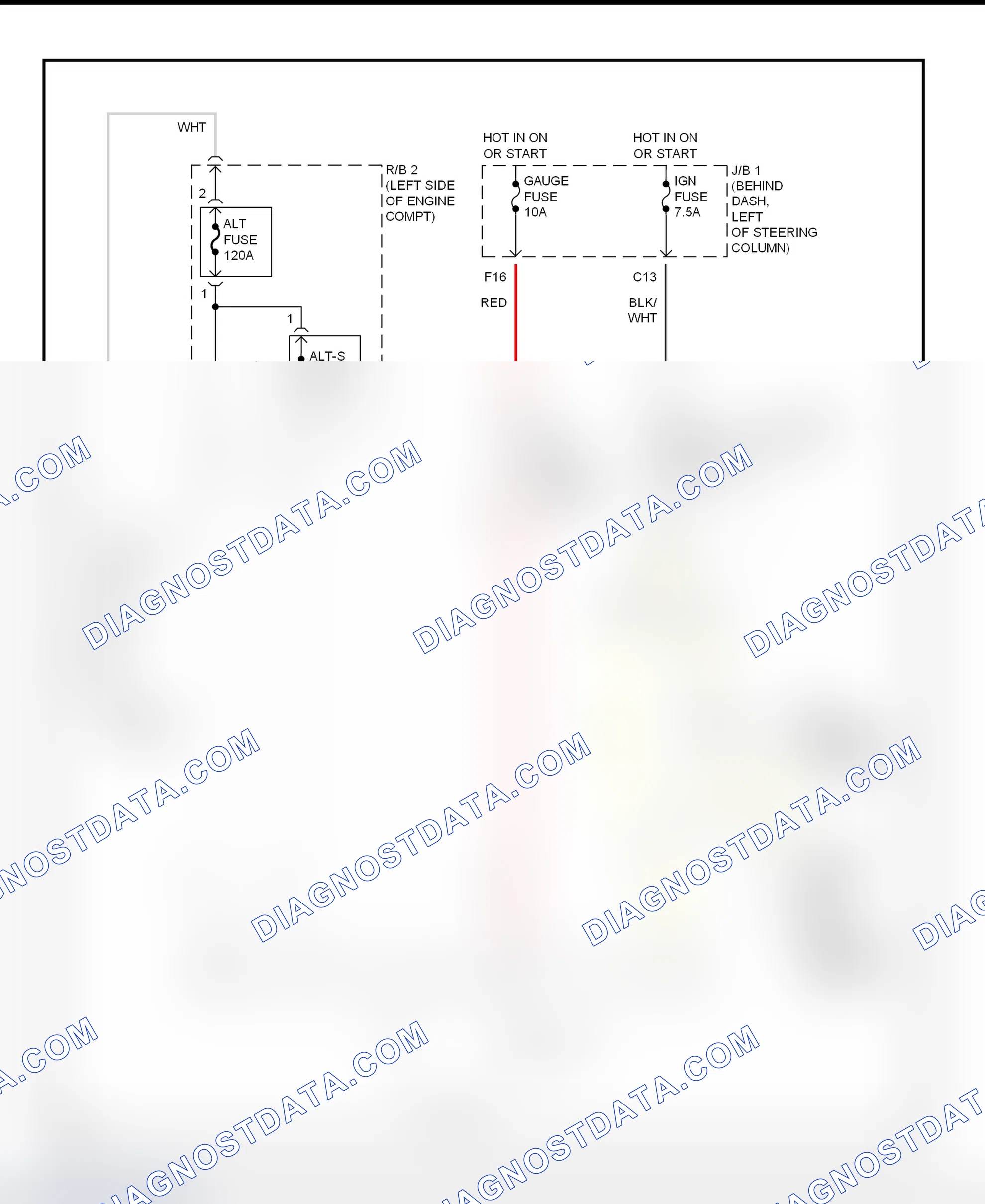 Scheme 18: Charging System Wiring Diagram (Tacoma)