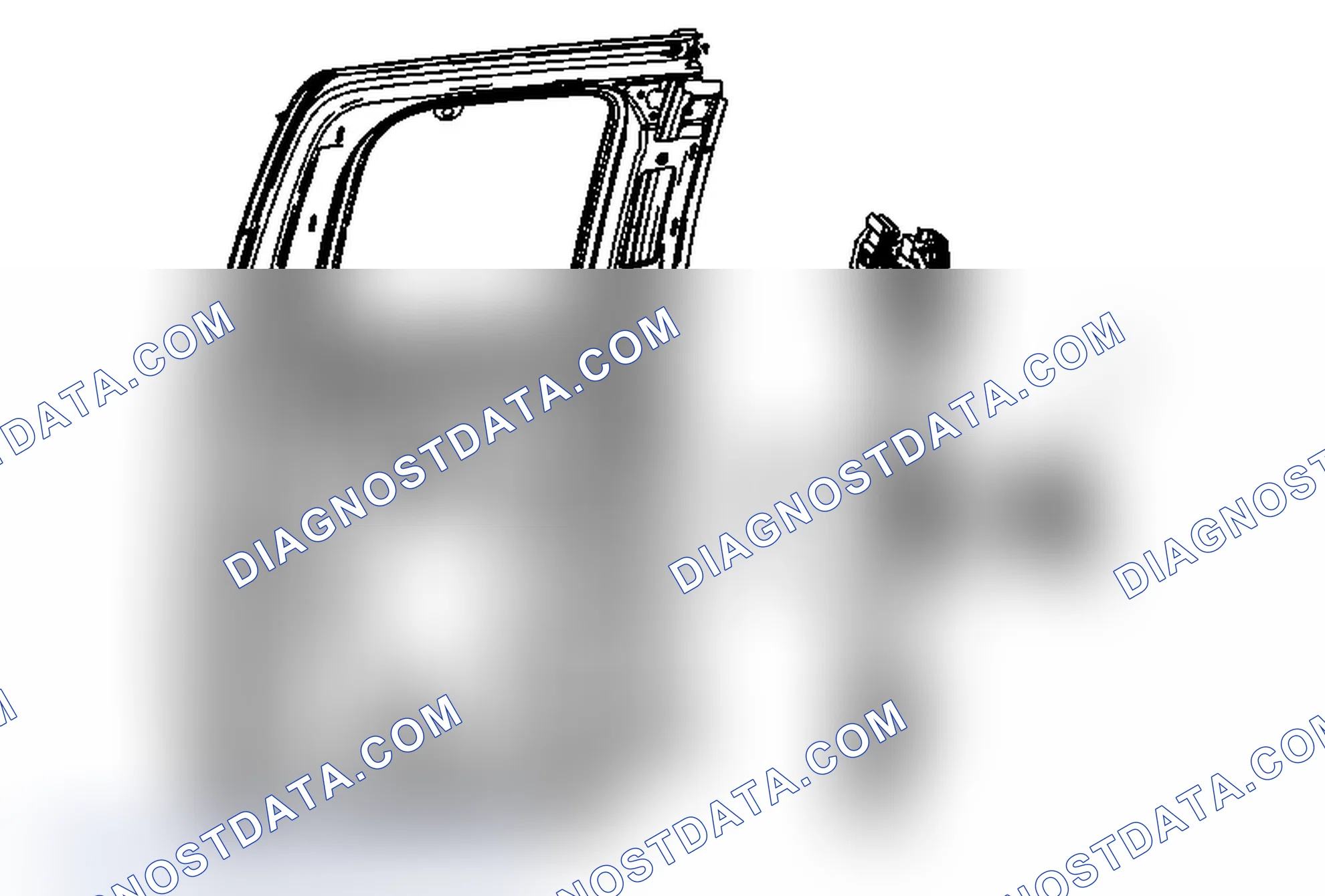 Scheme 32: Rear Side Door Window Regulator Motor Replacement (Extended Cab)