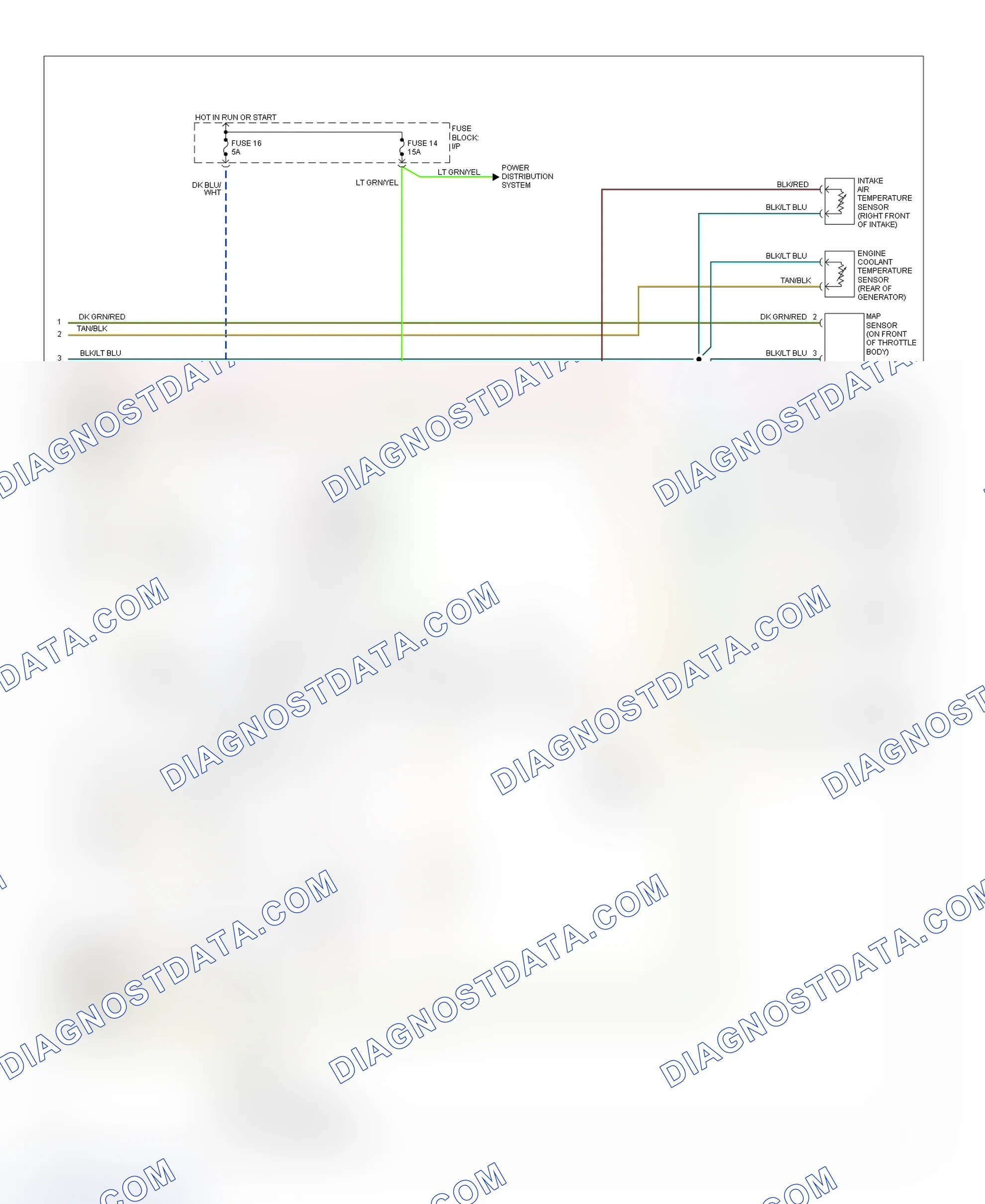 Scheme 24: Wiring Diagram (Dakota - 5.2L Gasoline - 2 Of 2)