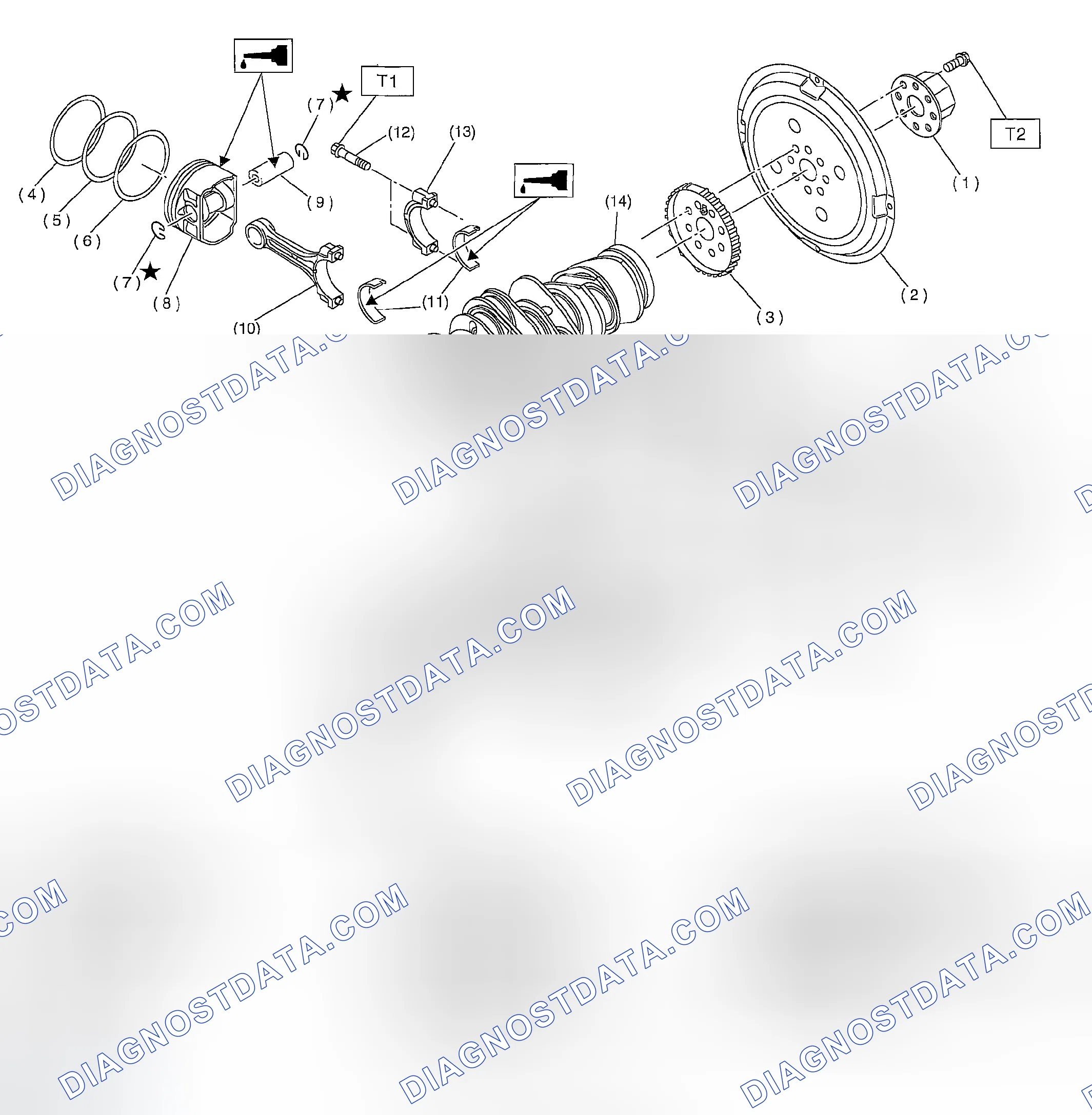 Scheme 302: CRANKSHAFT AND PISTON