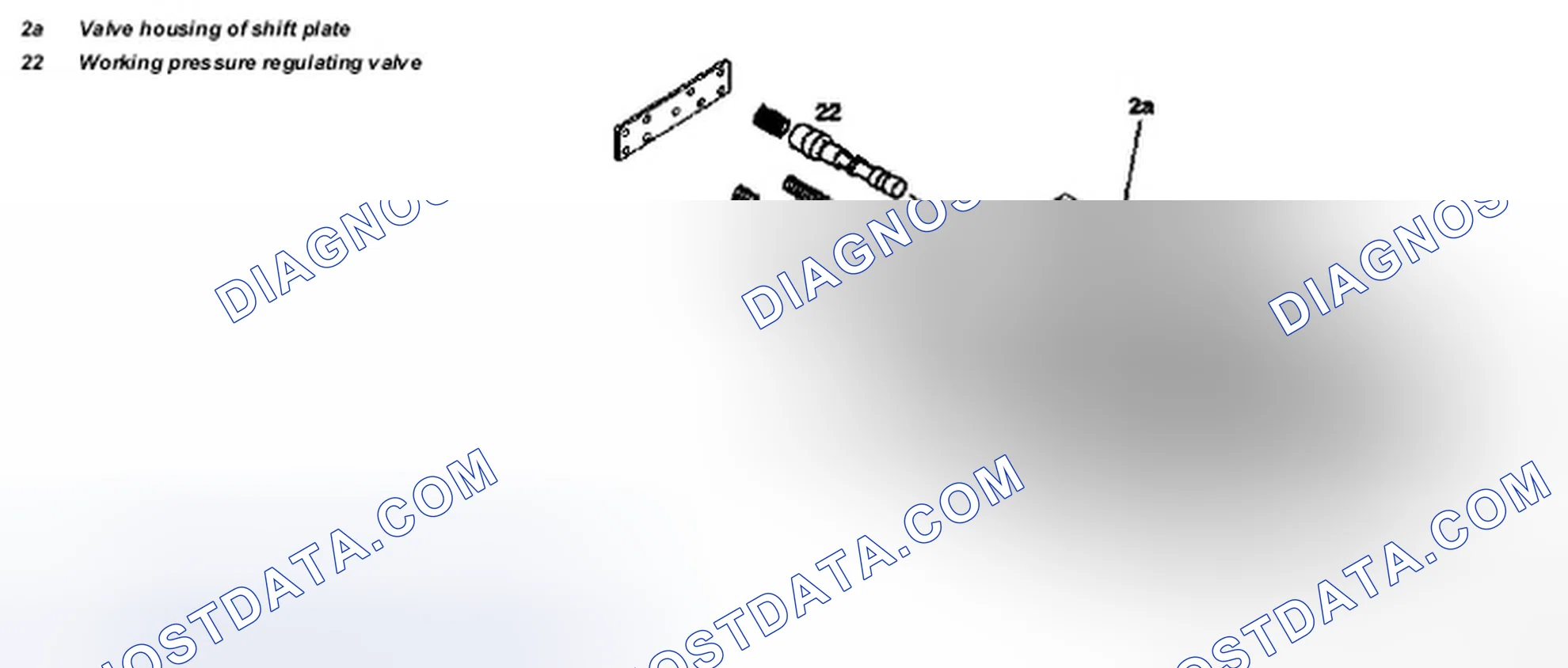 Scheme 284: Working pressure regulating valve, location/task/function - GF27.60-P-5131G