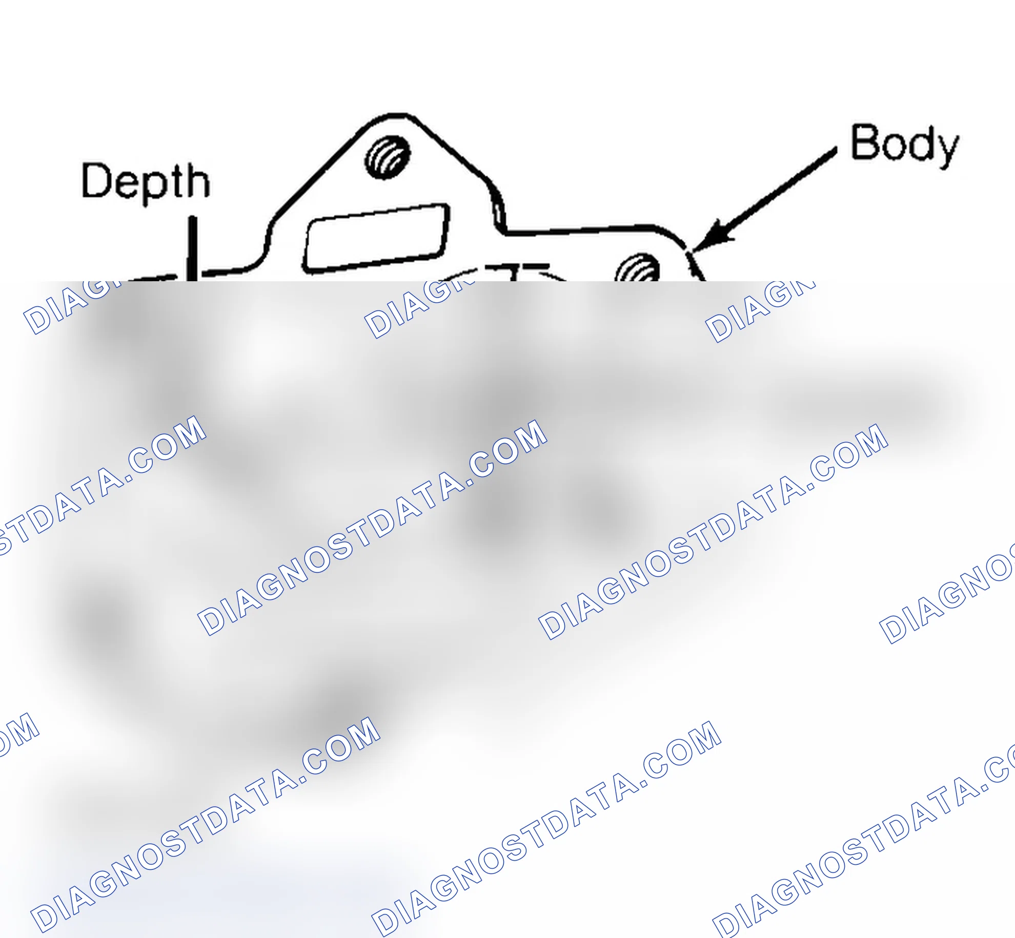 Scheme 35: Measuring Oil Pump Gear Cavity