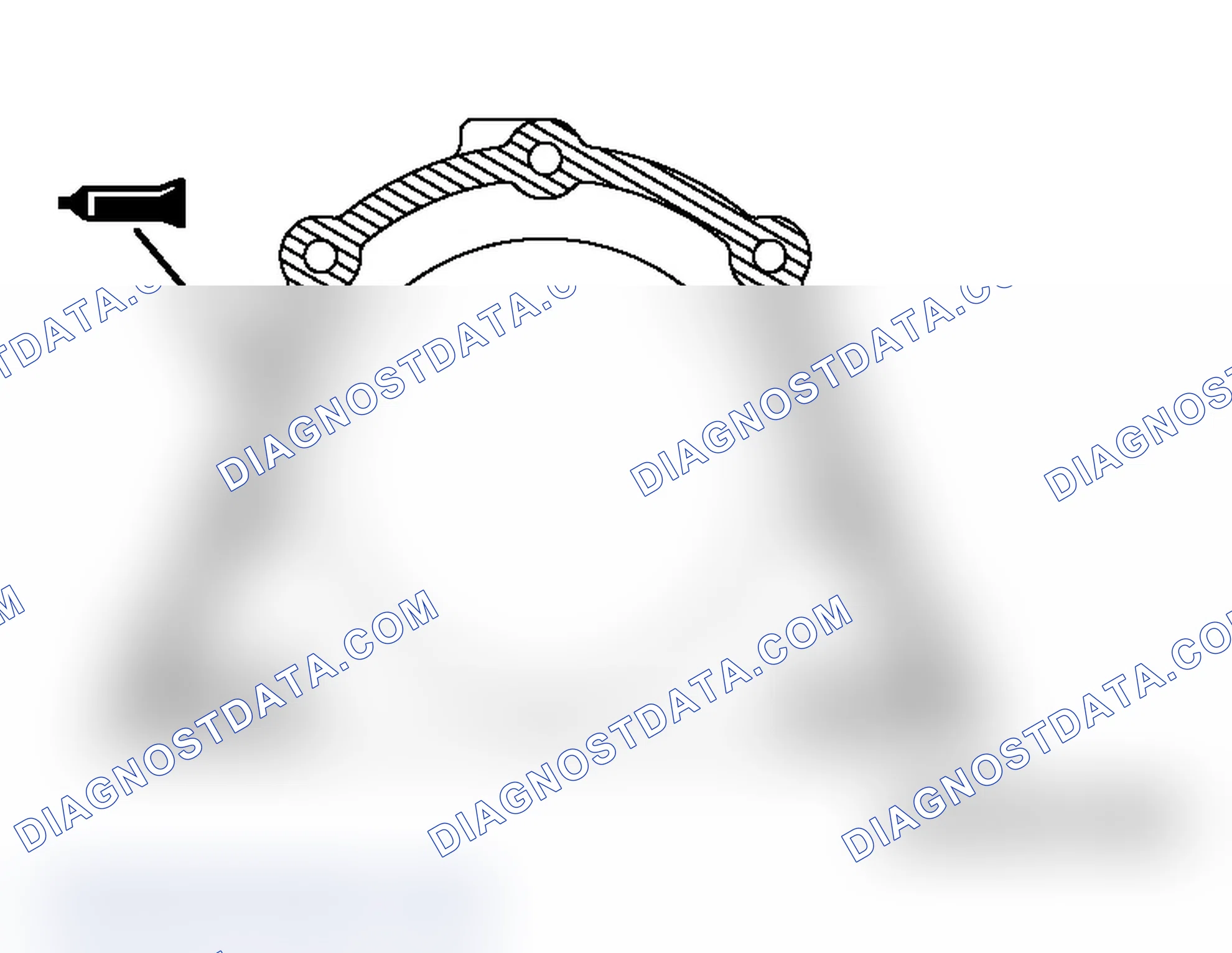 Scheme 541: >>E<< SEALANT APPLICATION TO OIL SEAL CASE