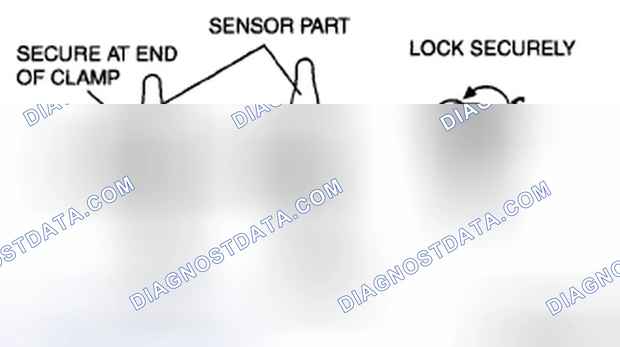 Scheme 19: Sensor Clamp Assembly Note