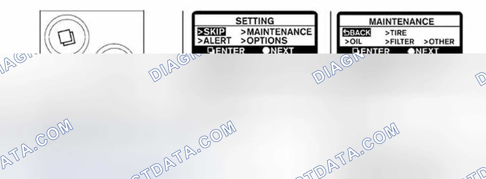 Scheme 15: MAINTENANCE REMINDER DISPLAY RESET - PROCEDURE 11