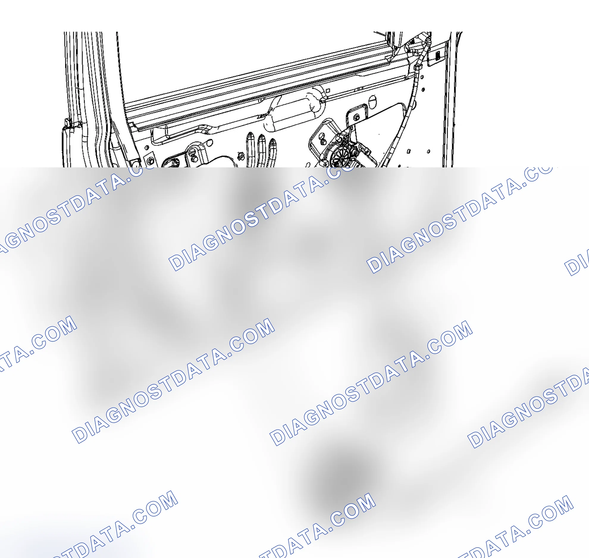 Scheme 33: Lock Assembly, Inside Handle Cable Assembly Replacement - Front Door (UA2)