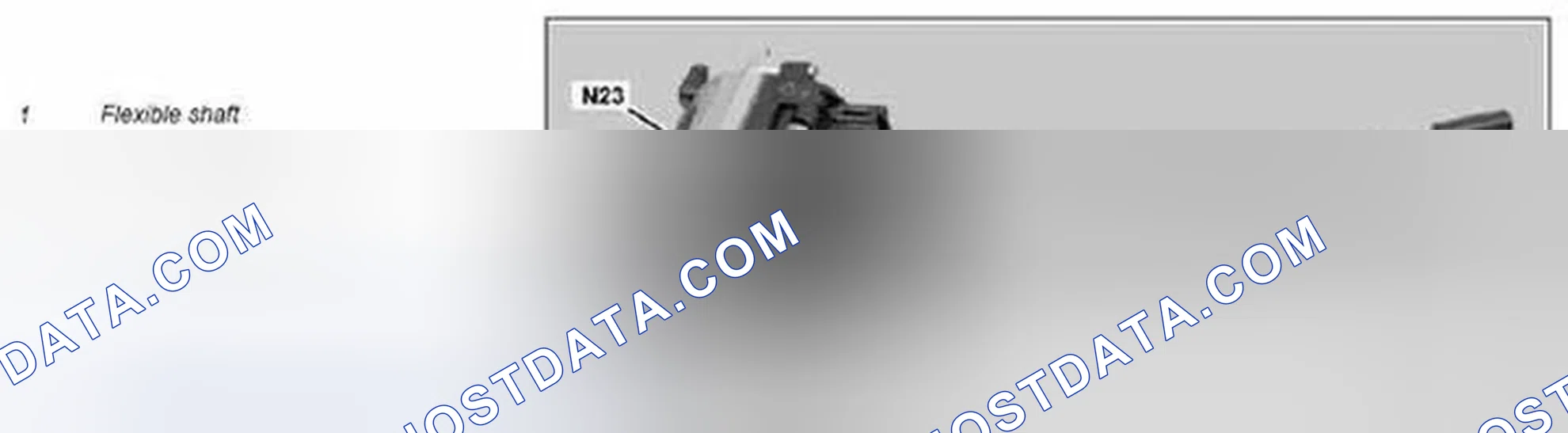 Scheme 24: Remove/install flexible shaft for air distribution - AR83.10-P-1401MCC