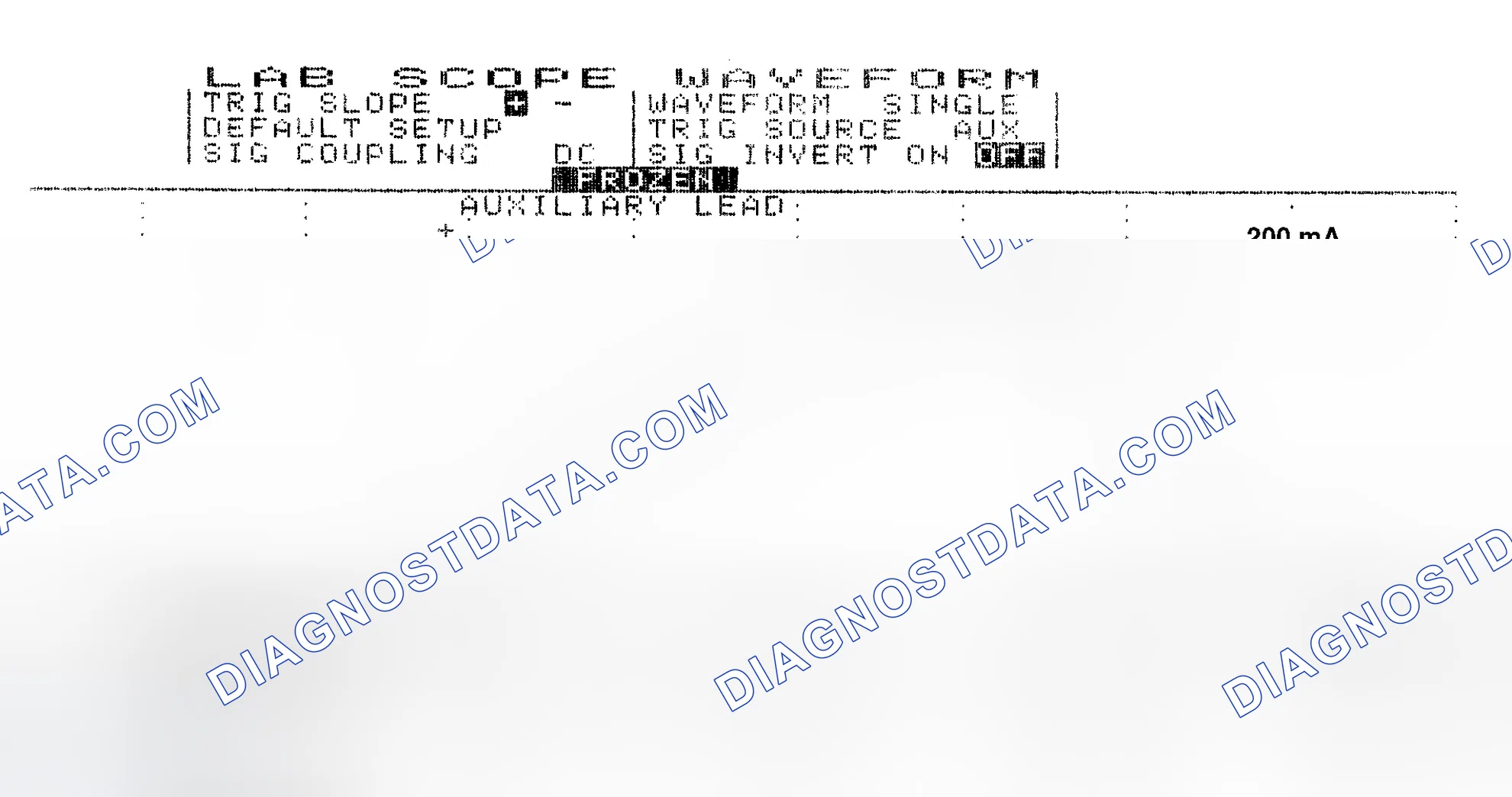 Scheme 13: Single Injector w/Normal Current Flow - Current Pattern