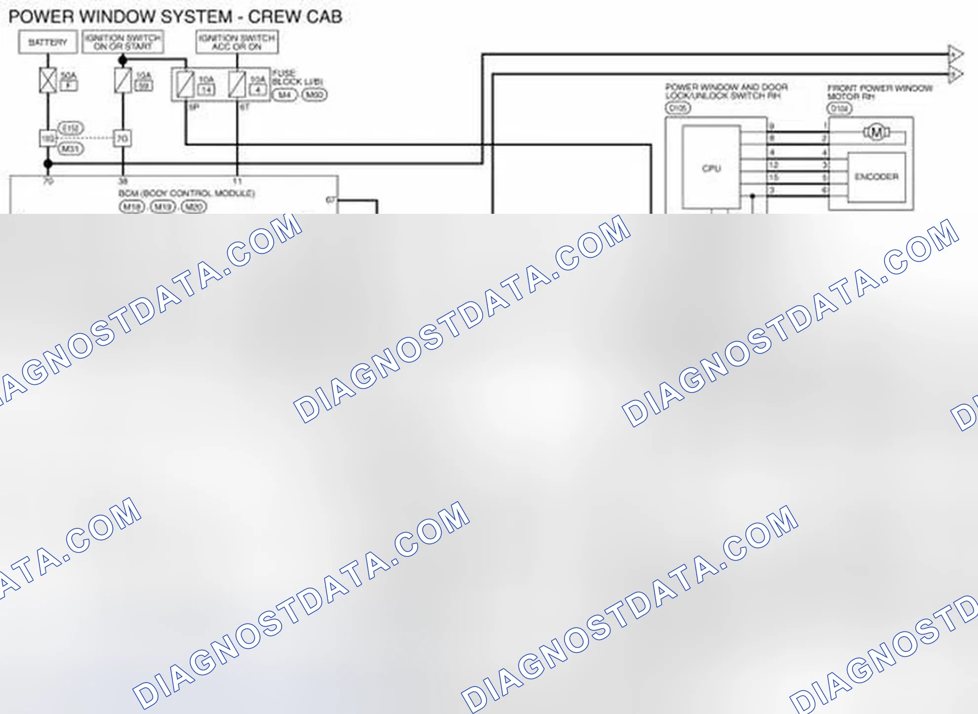 Scheme 108: Wiring Diagram (Crew Cab)