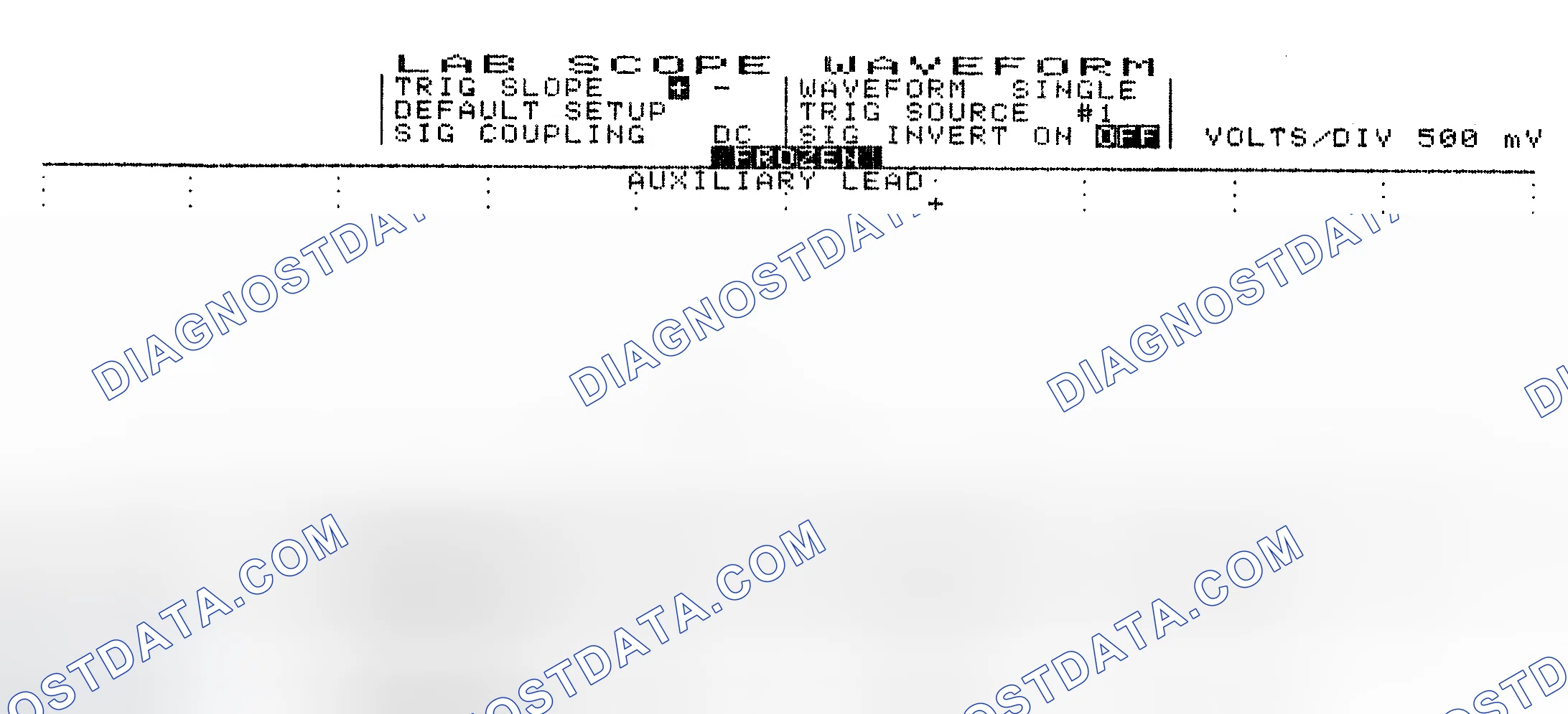 Scheme 9: Single Injector w/Normal Current Flow - Current Pattern