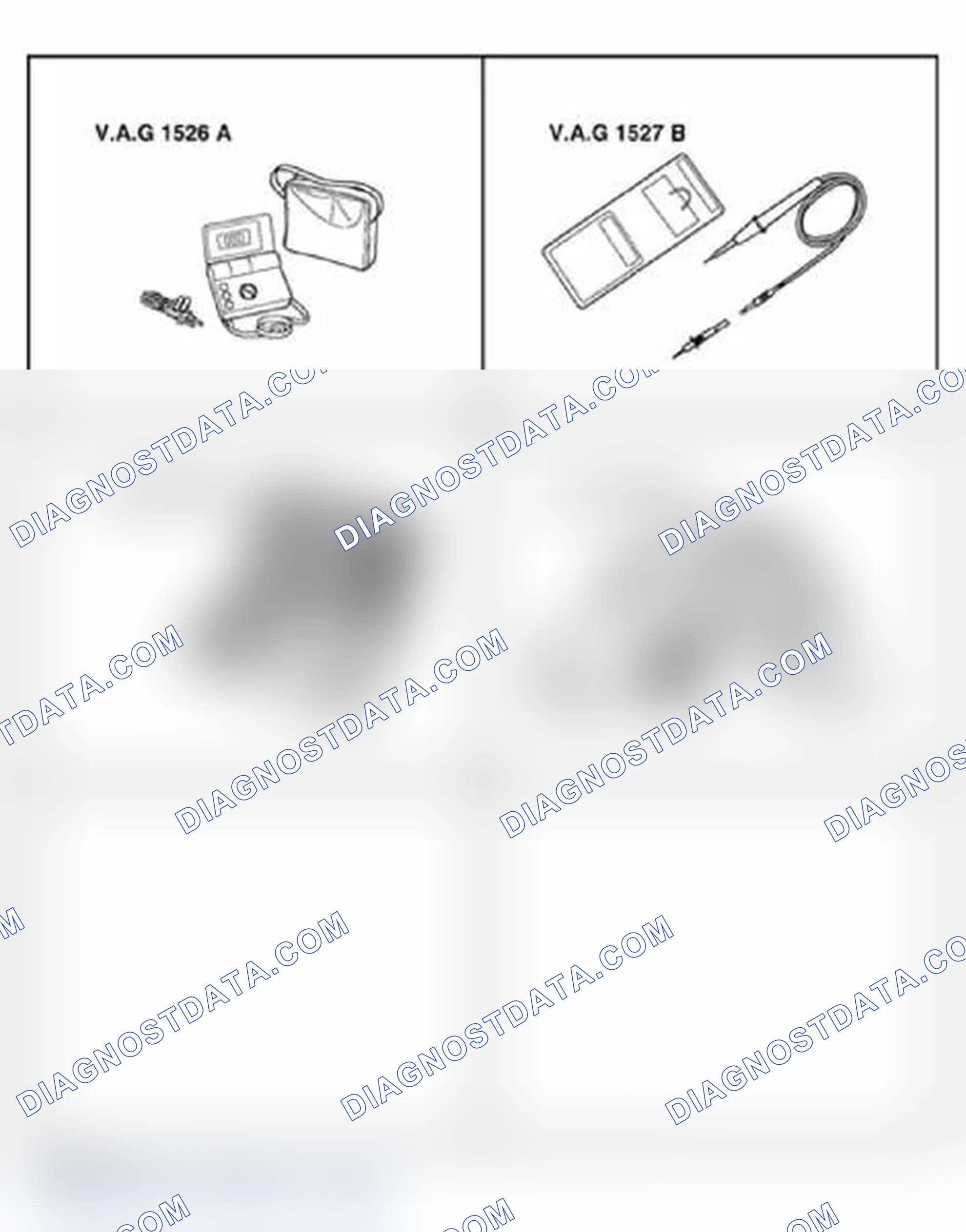 Scheme 137: Recommended special tools and equipment