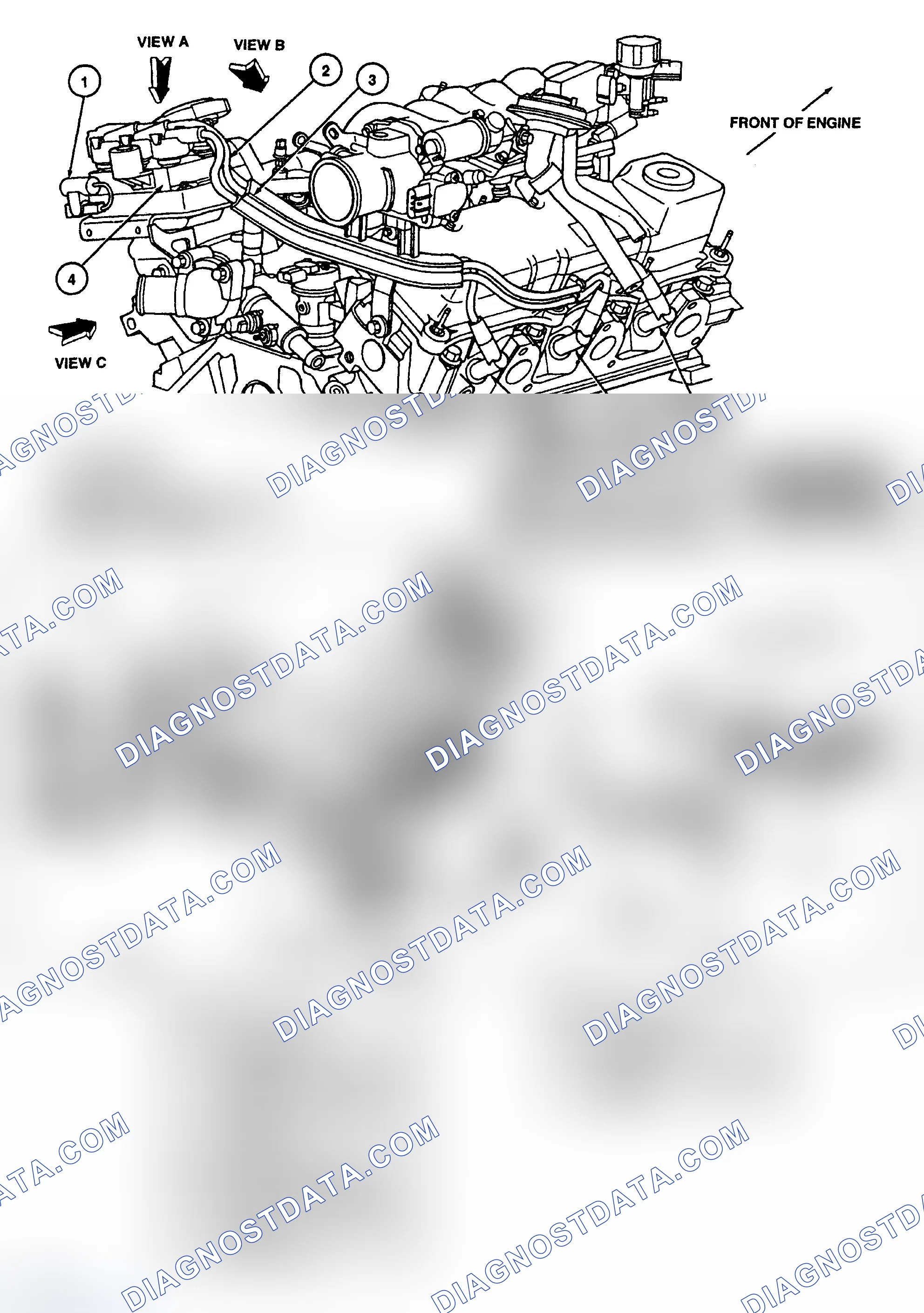 Scheme 8: Spark Plug Wiring Routing (3.0L - VIN "U" & "2" Flex Fuel)