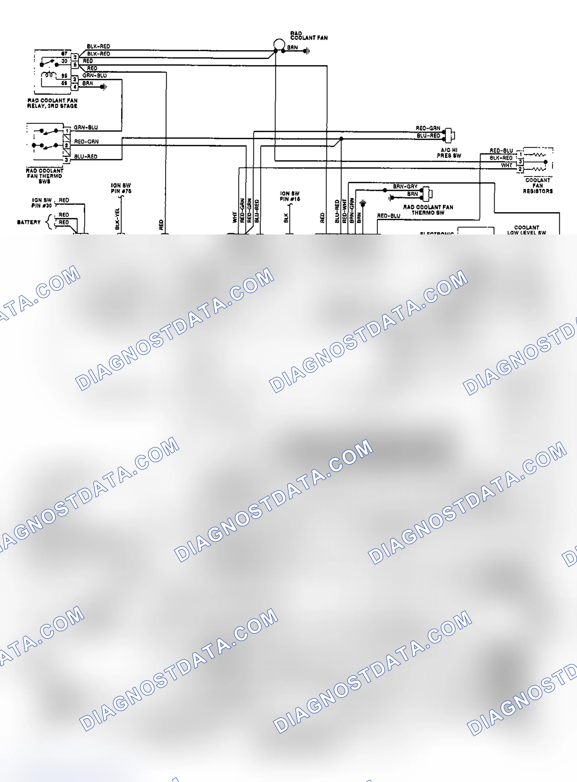 Scheme 10: Automatic A/C-Heater System Wiring Diagram (100)