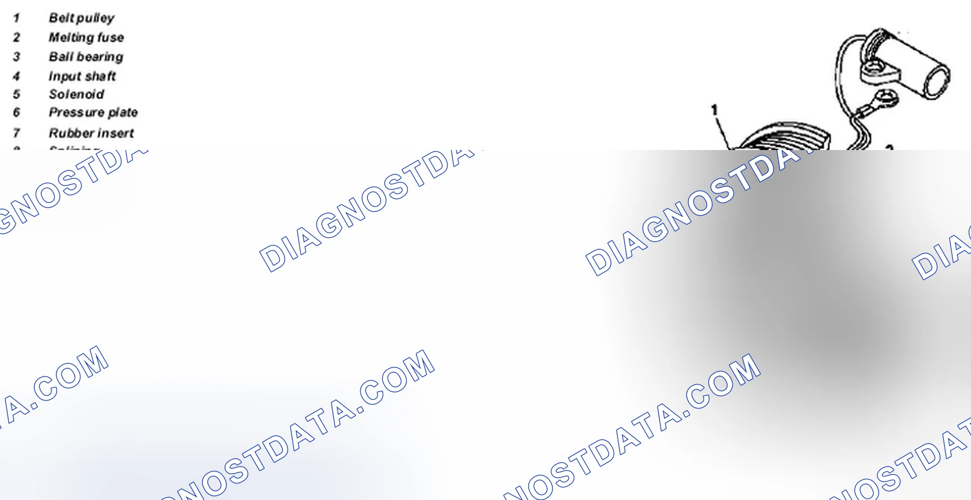 Scheme 191: Electromagnetic clutch, function - GF83.55-P-2101-01A
