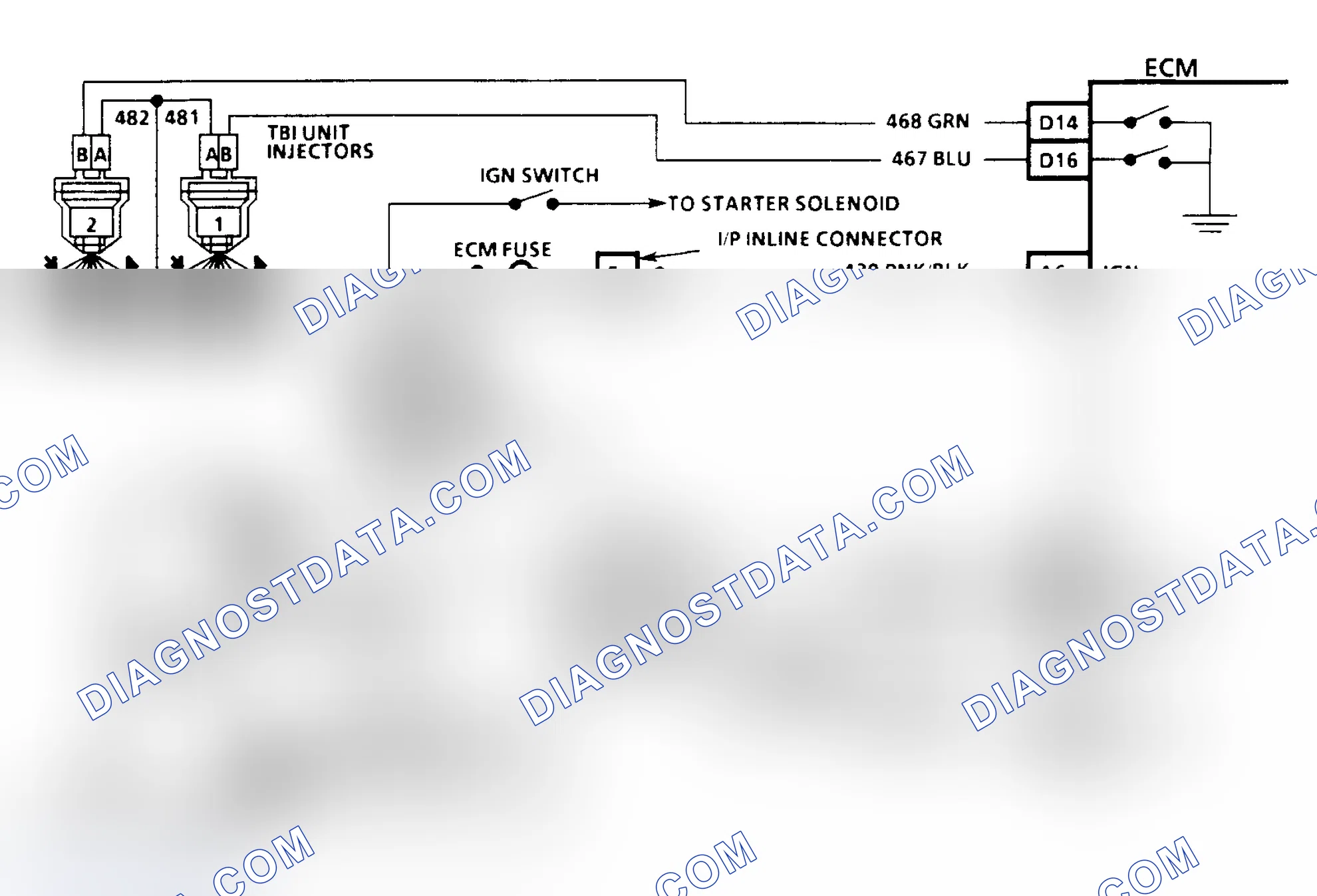 Scheme 146: Code 42 Schematic (All W/ 4L80-E Transmission) Electronic Spark Timing