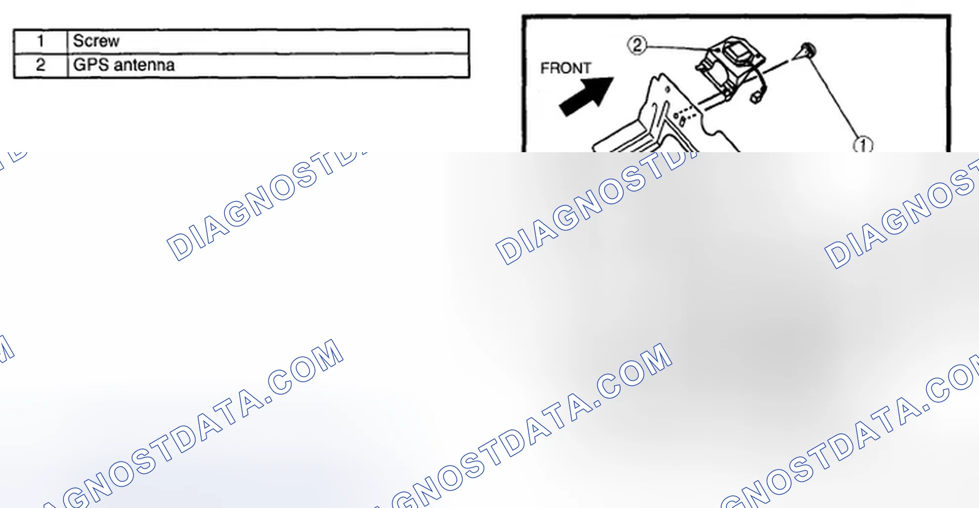 Scheme 38: GPS ANTENNA REMOVAL/INSTALLATION