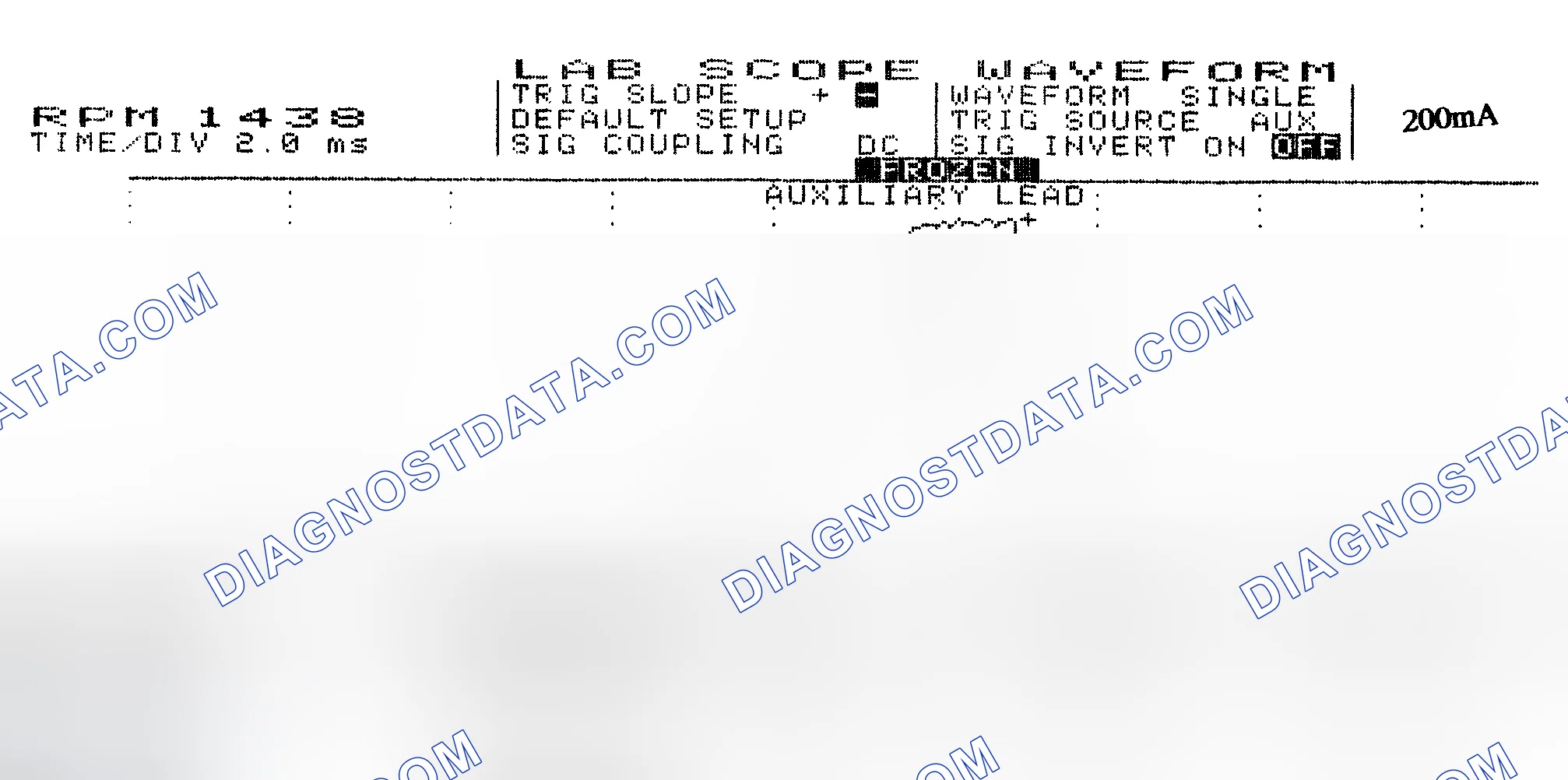 Scheme 15: Single Injector w/Normal Current Flow - Current Pattern