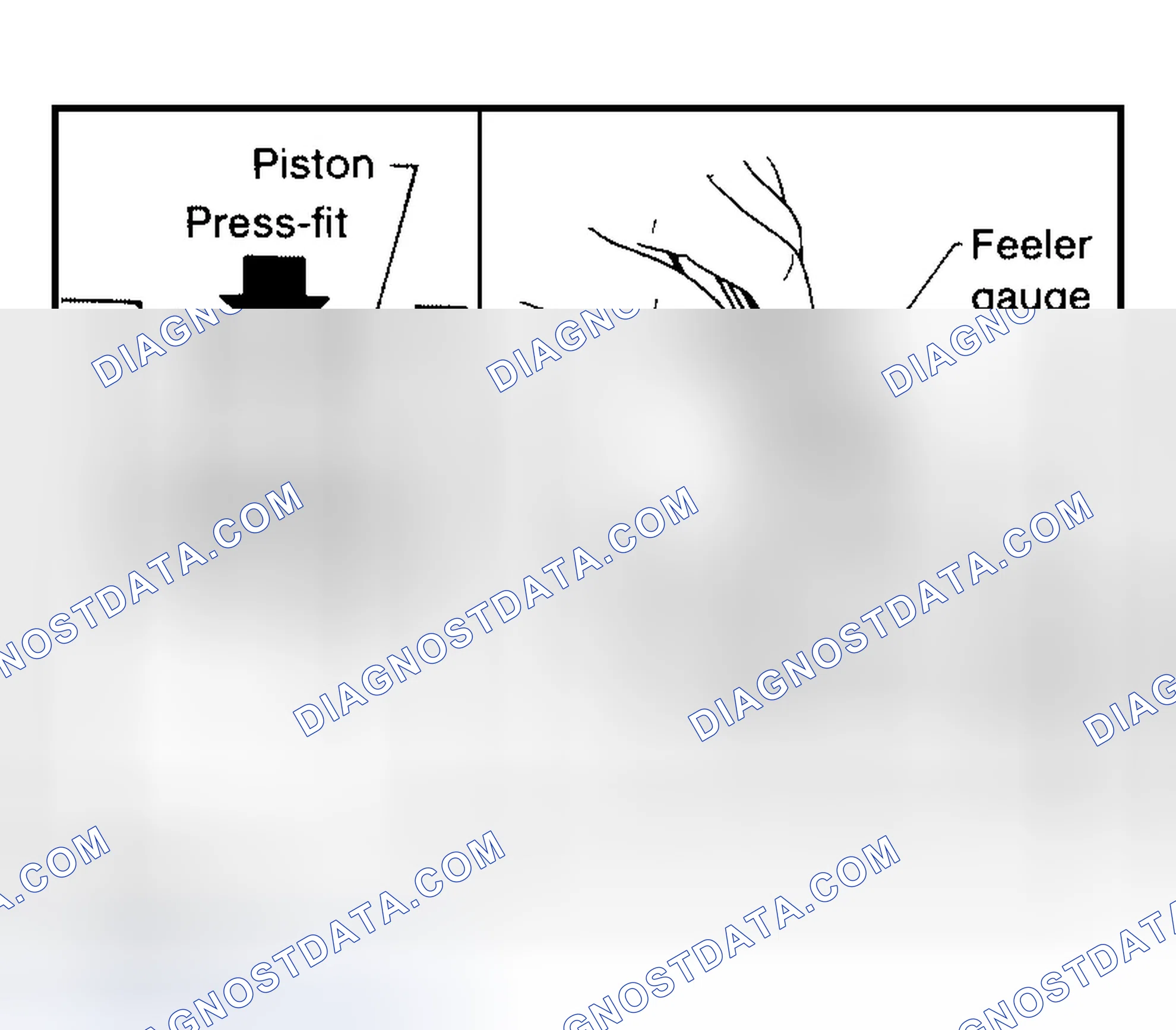 Scheme 301: PISTON RING END GAP