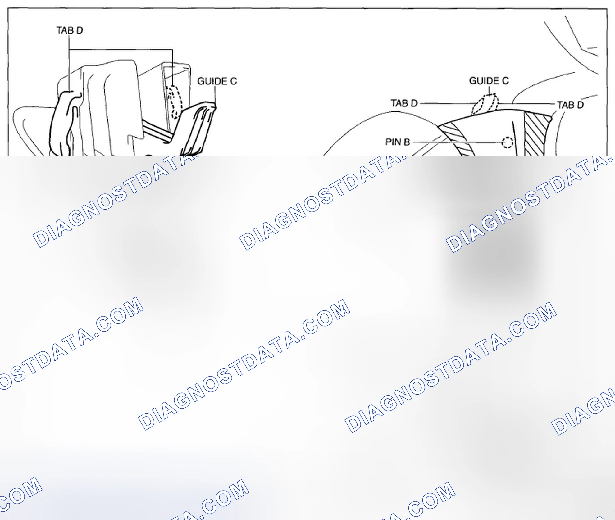 Scheme 125: C-PILLAR TRIM REMOVAL/INSTALLATION