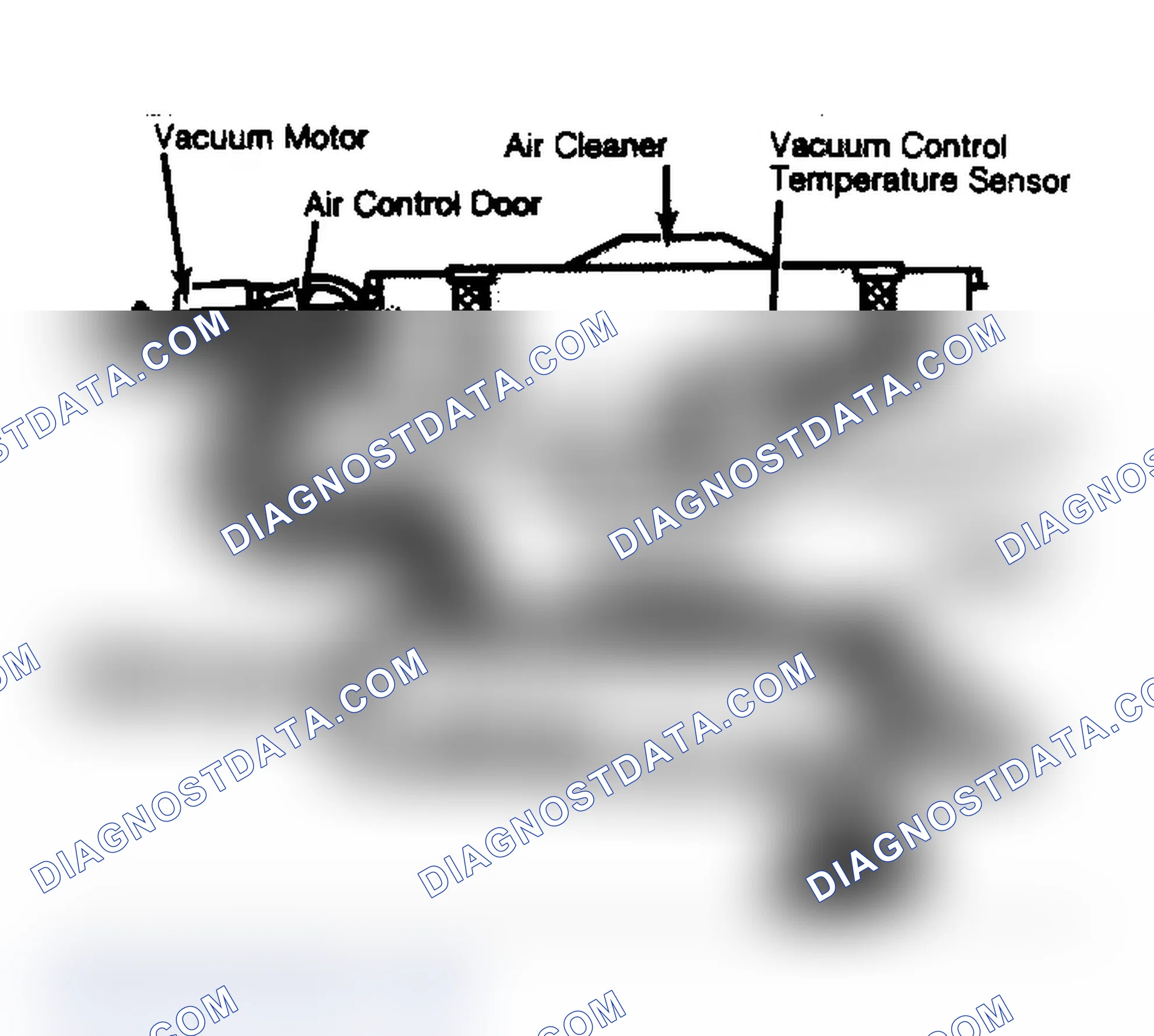 Scheme 24: Thermostatic Air Cleaner Assembly Showing Air Flow into Carburetor