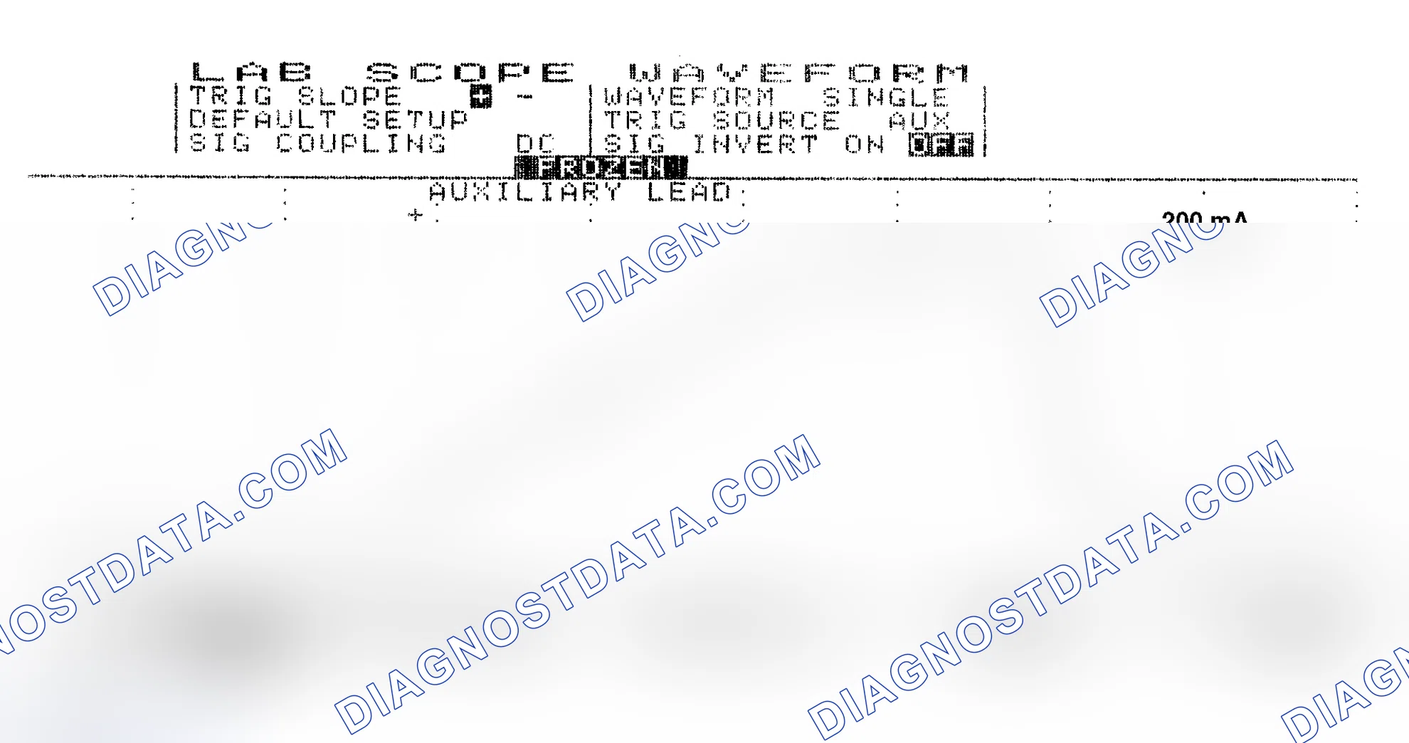 Scheme 13: Single Injector w/Normal Current Flow - Current Pattern