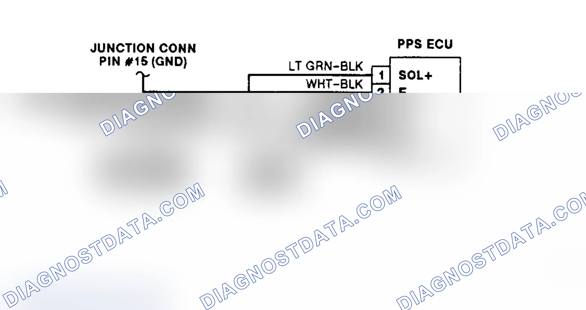 Scheme 12: Electronic Power Steering Wiring Diagram (LS400)