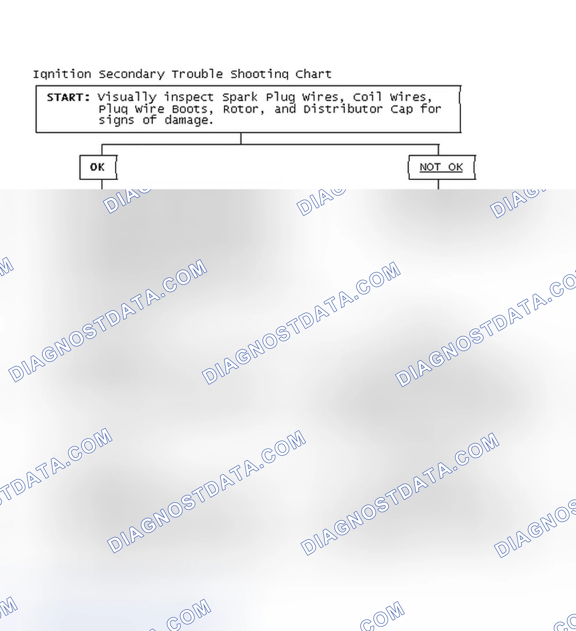 Scheme 1: Ignition Secondary Trouble Shooting Chart