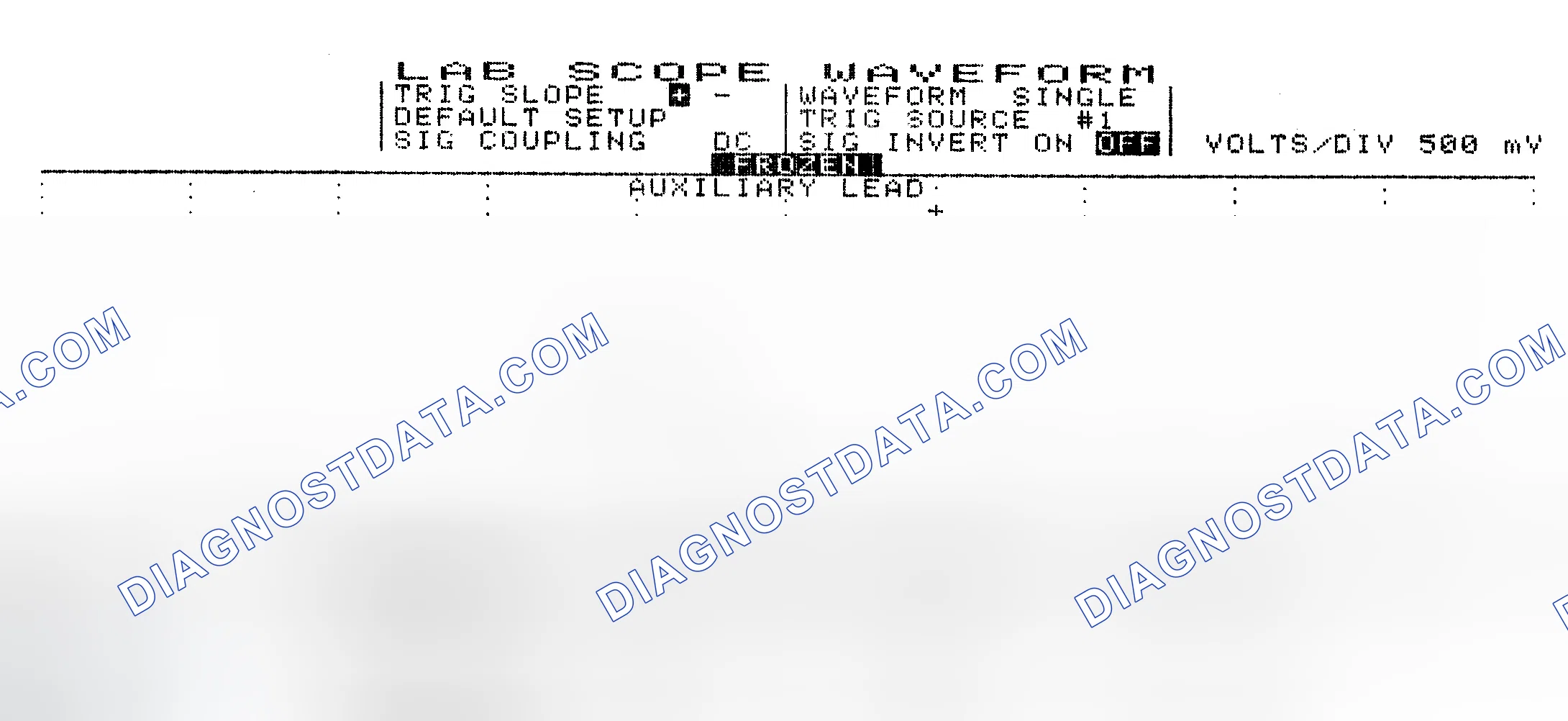 Scheme 10: Single Injector w/Excessive Current Flow - Current Pattern