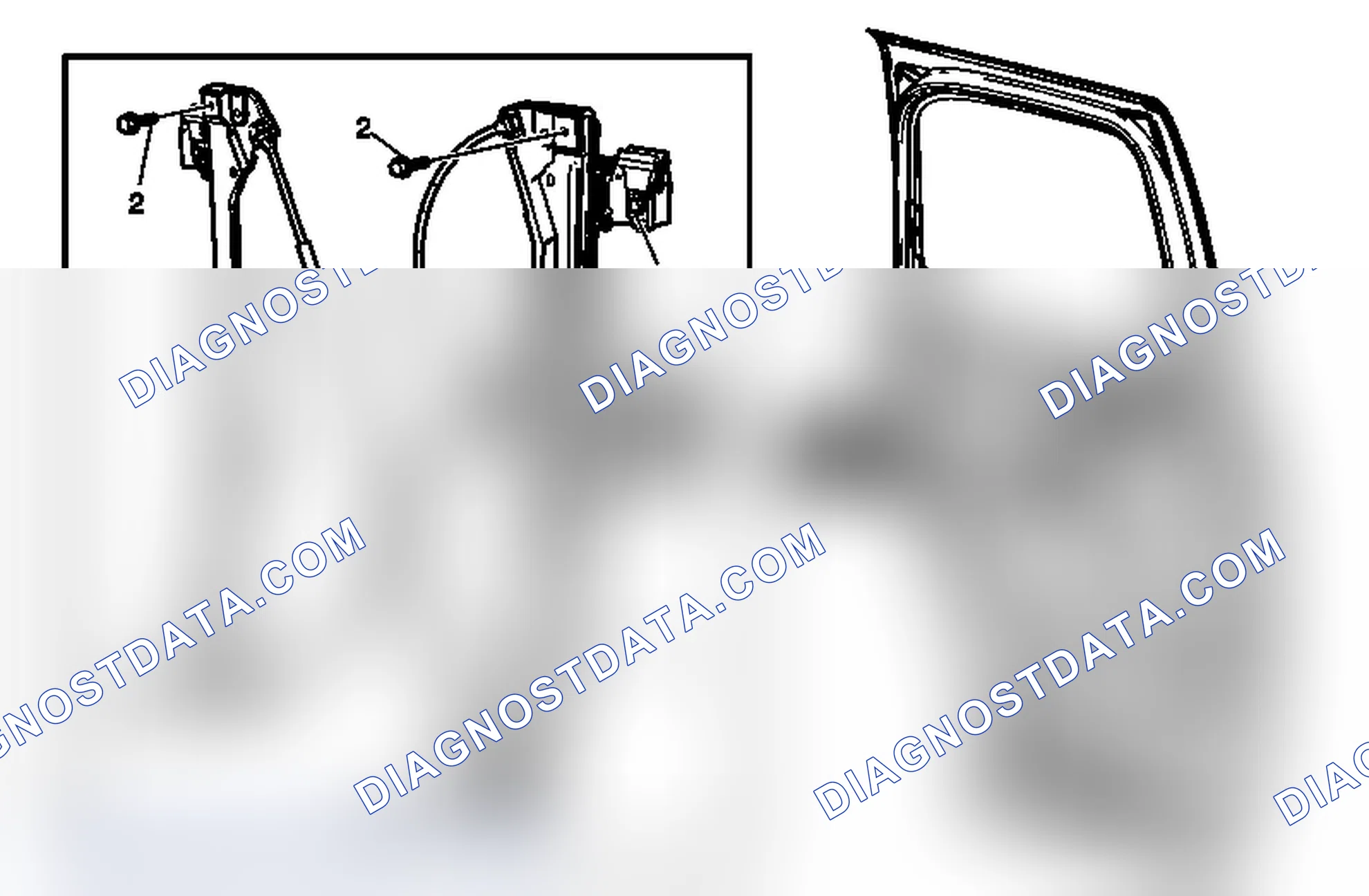 Scheme 17: Rear Side Door Window Regulator Replacement (Manual)