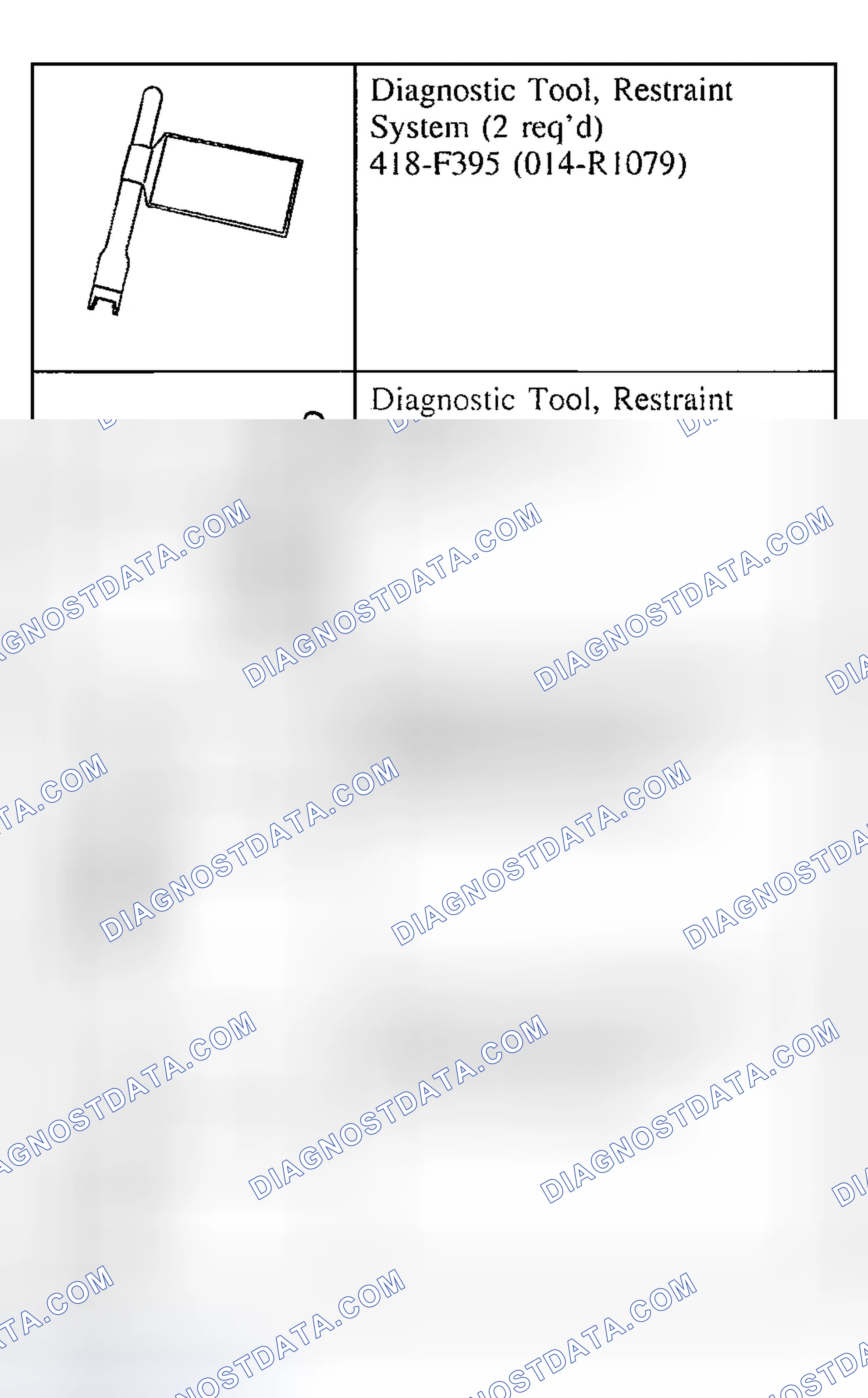 Scheme 55: Special Tool(s)