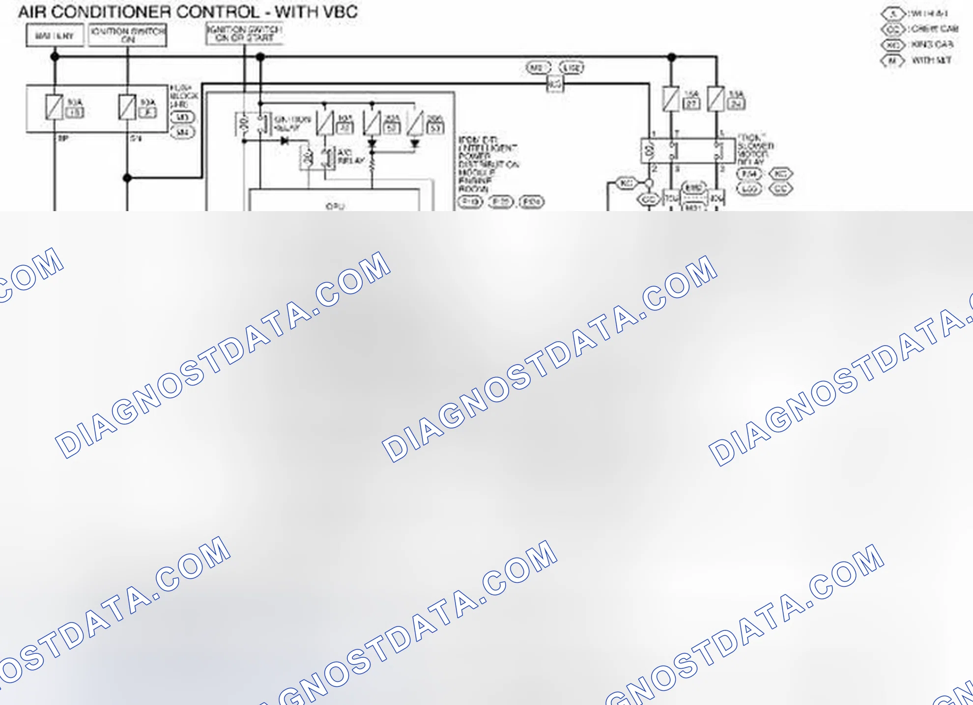 Scheme 179: Air Conditioner Control: Wiring Diagram [with VBC]