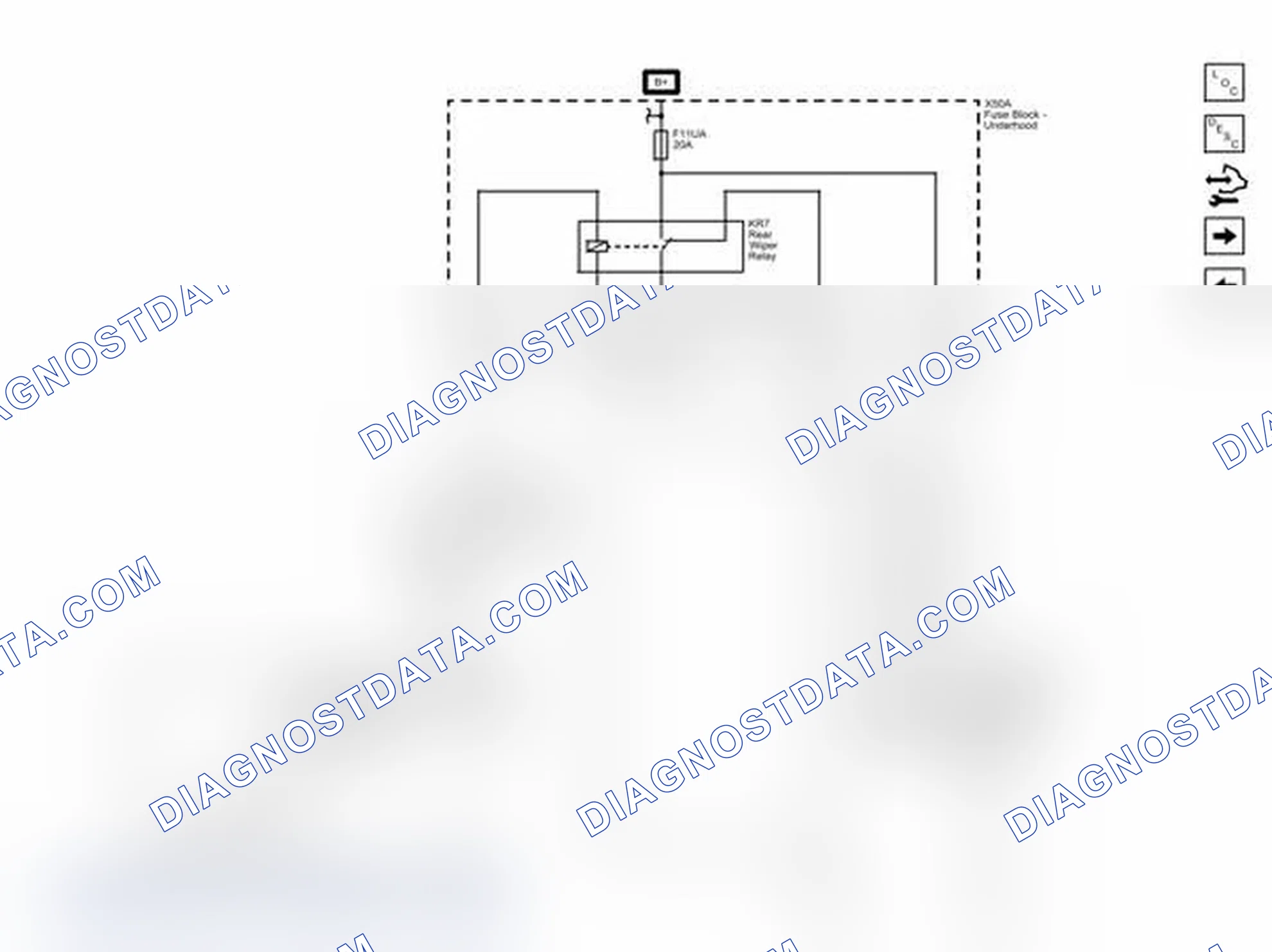Scheme 2: Rear Wiper/Washer Control and Wiper
