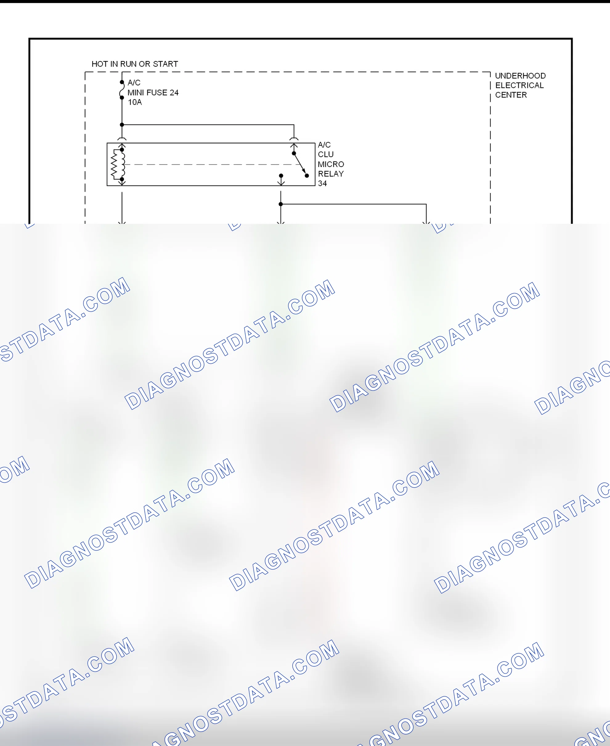 Scheme 11: A/C Compressor Clutch Control Circuit Wiring Diagram (Corvette)