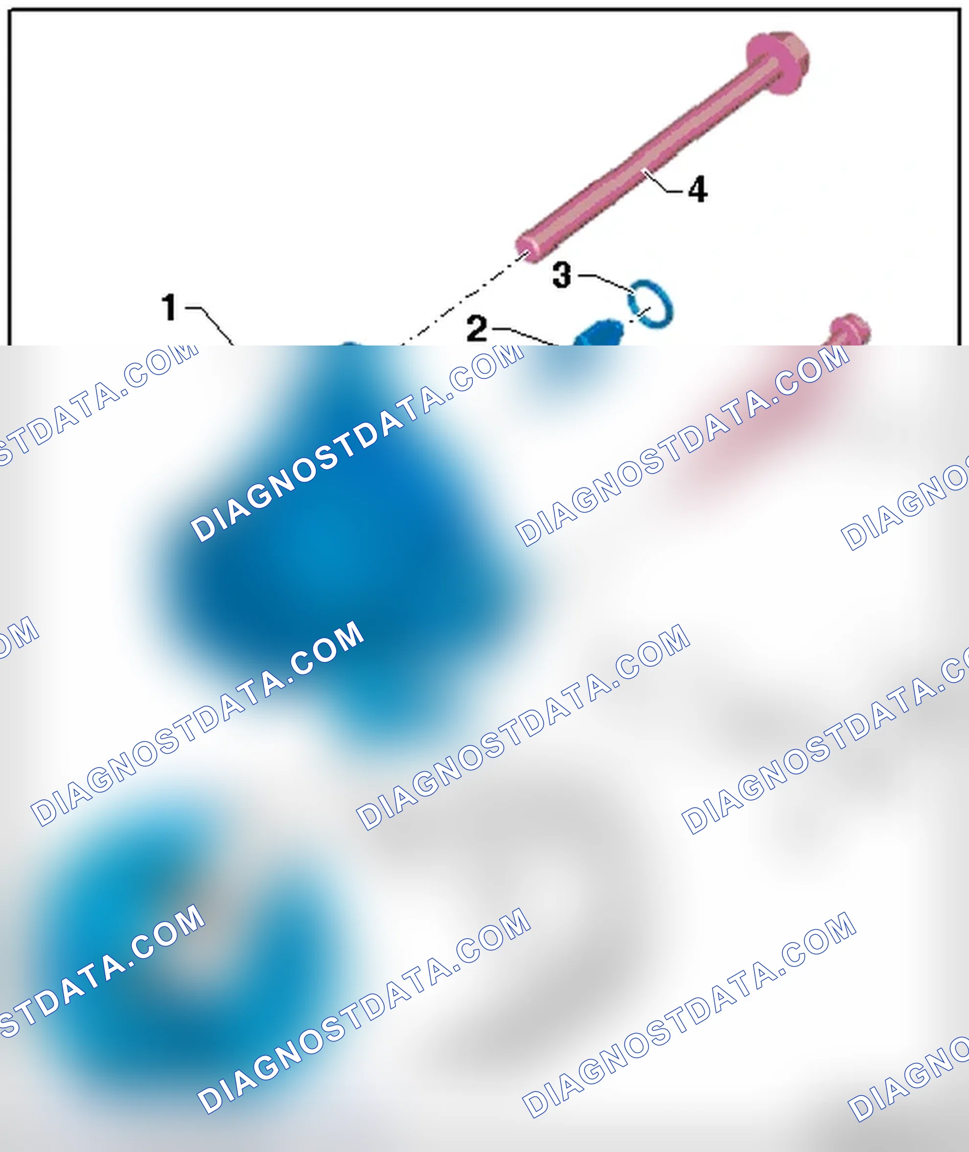 Scheme 127: POWER STEERING PUMP, VEHICLES WITHOUT DYNAMIC STEERING - ENGINE CODE(S): CAUA