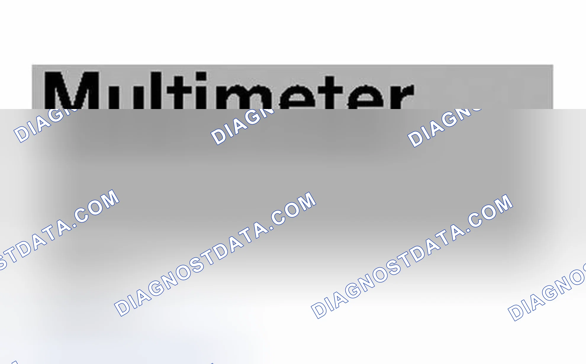 Scheme 541: Identifying Multimeter