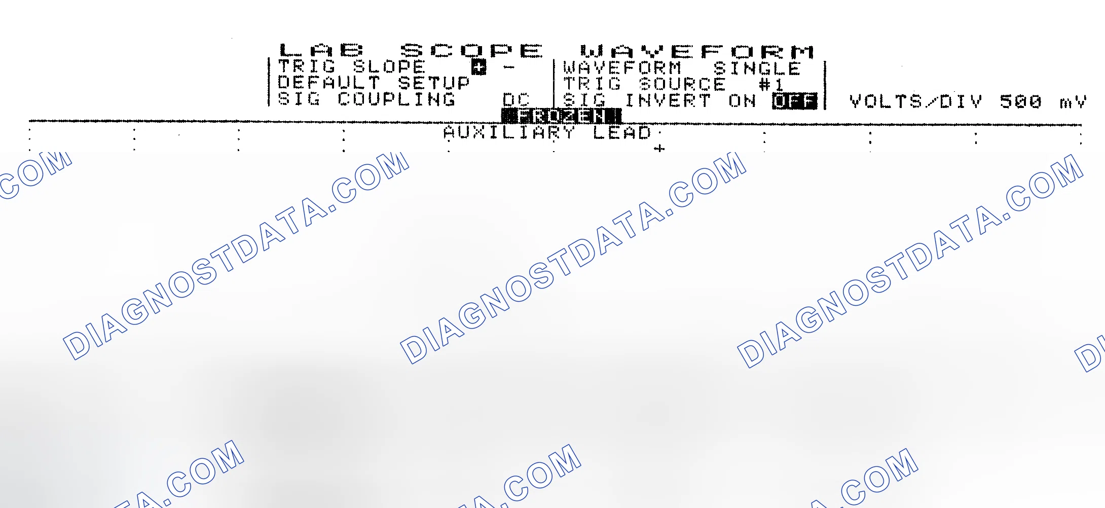 Scheme 10: Single Injector w/Excessive Current Flow - Current Pattern