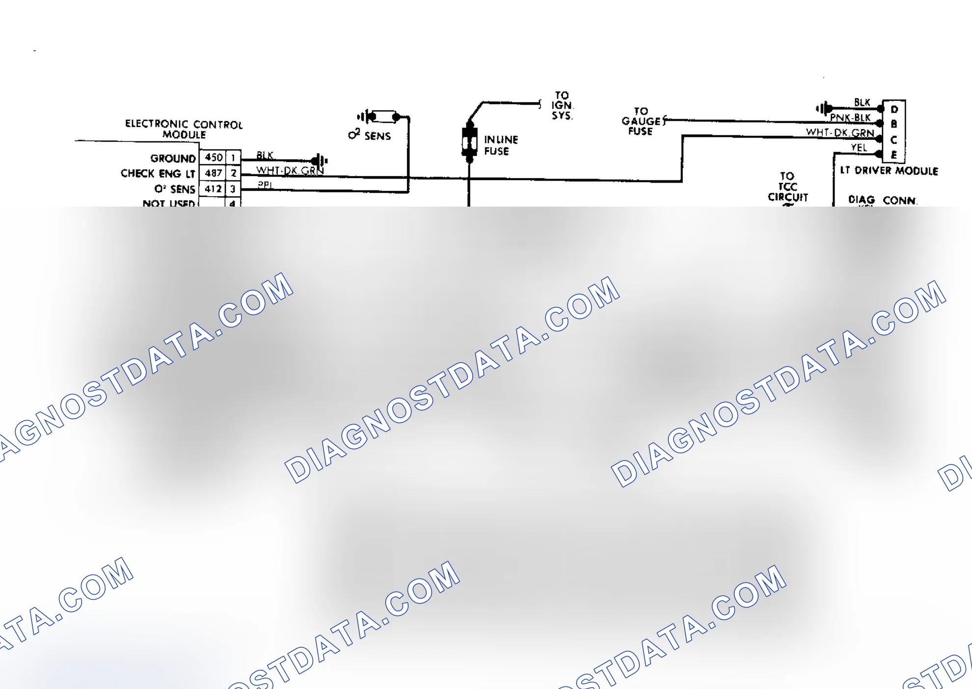 Scheme 62: Minimum Function CCC System Wiring Diagram (1000 & Chevette)