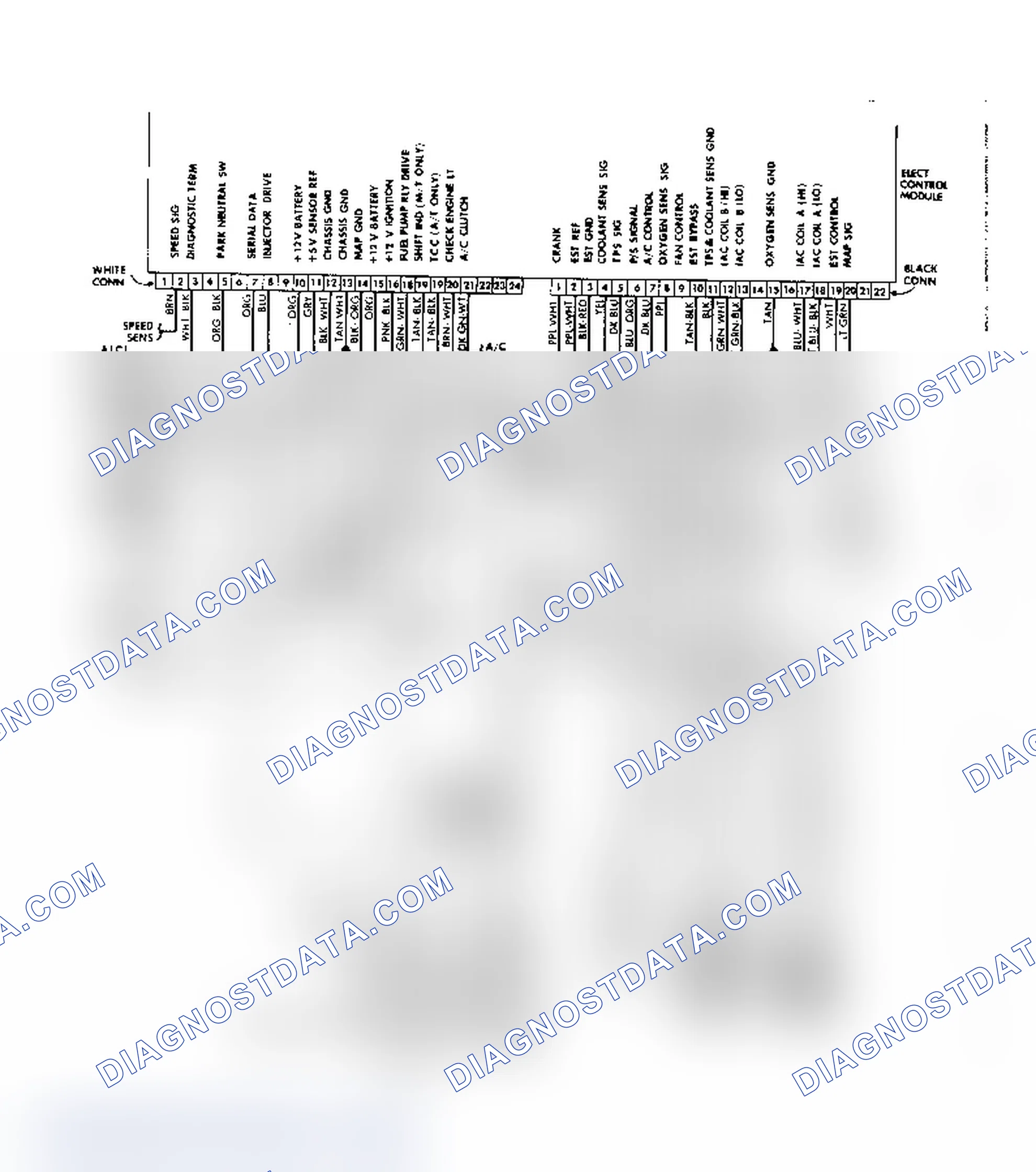 Scheme 30: 2.0L Throttle Body Fuel Injection Wiring Diagram