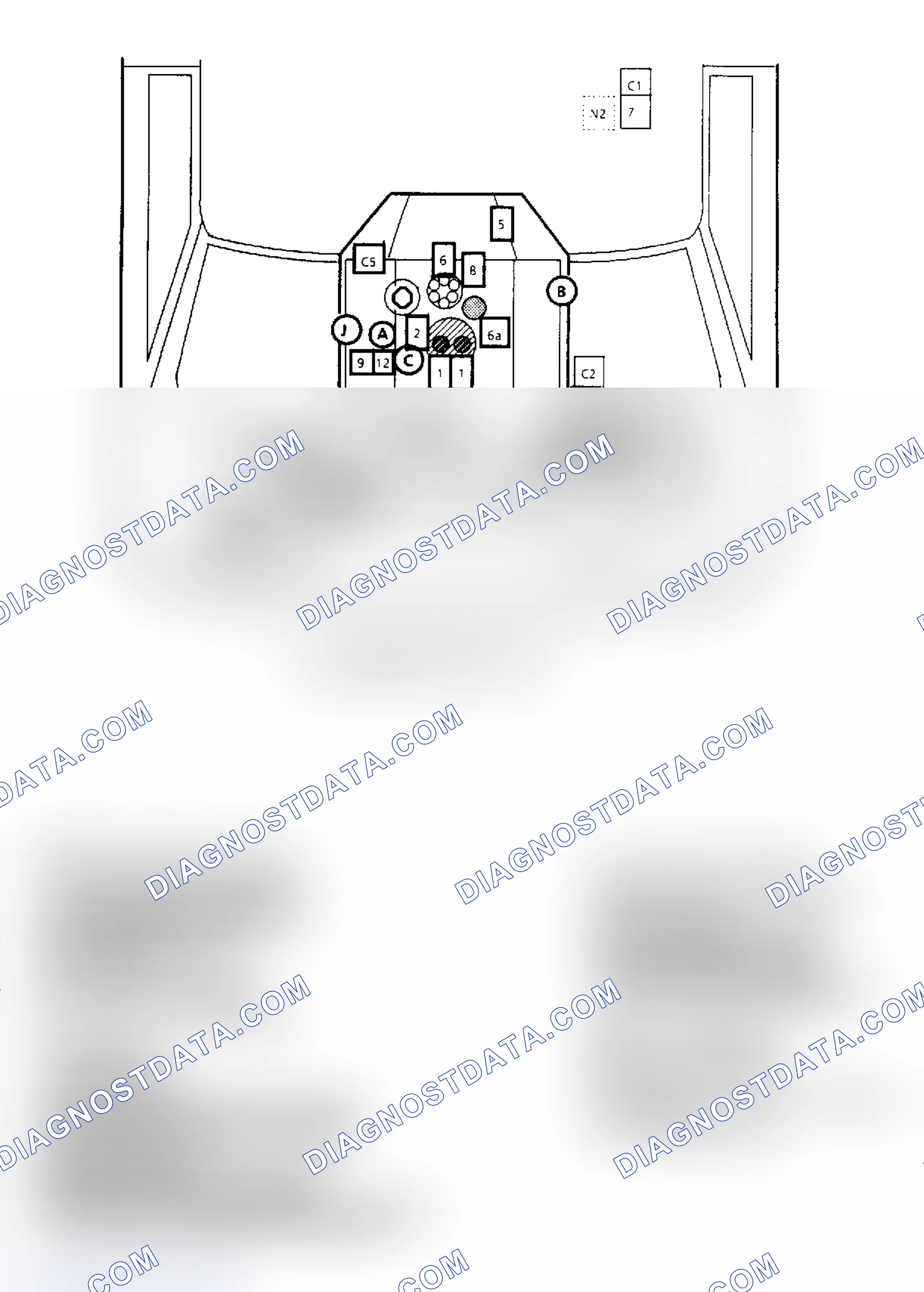 Scheme 144: Component Locations for "G" Series 5.0L & 5.7L