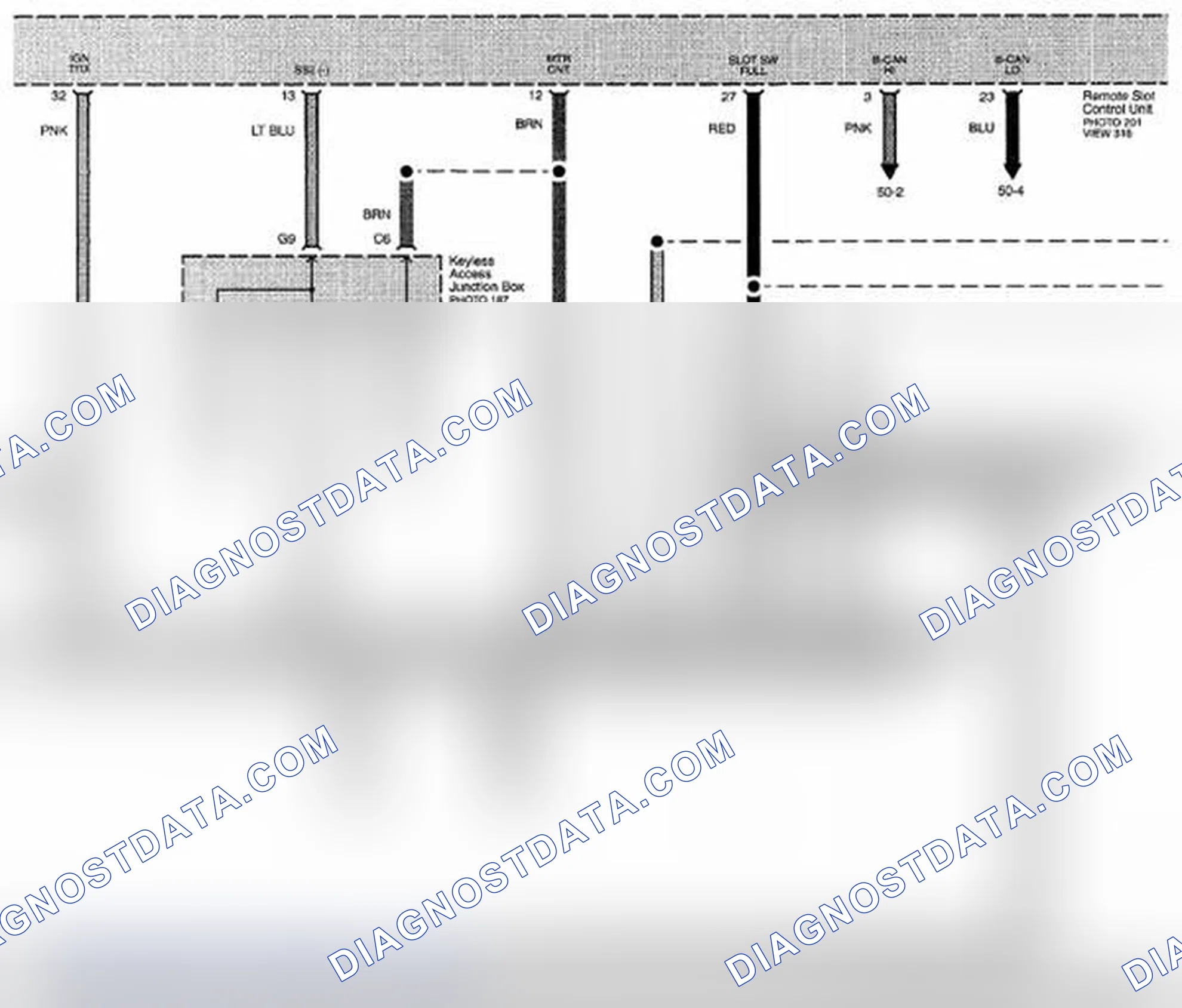 Scheme 234: Remote Starting System Circuit Diagram (Acura Accessory:Keyless Access) (Page 21-47)