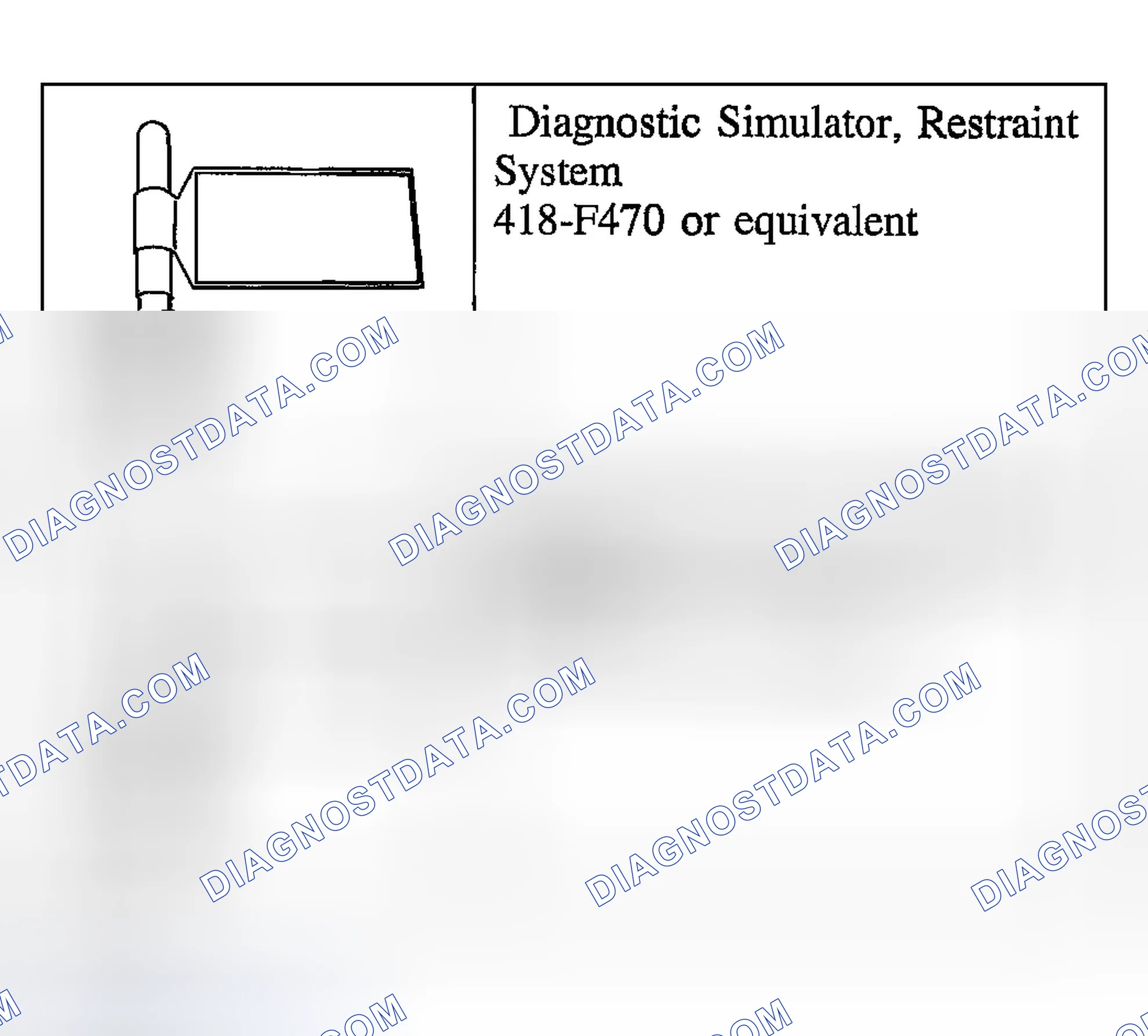 Scheme 32: Special Tool(s)