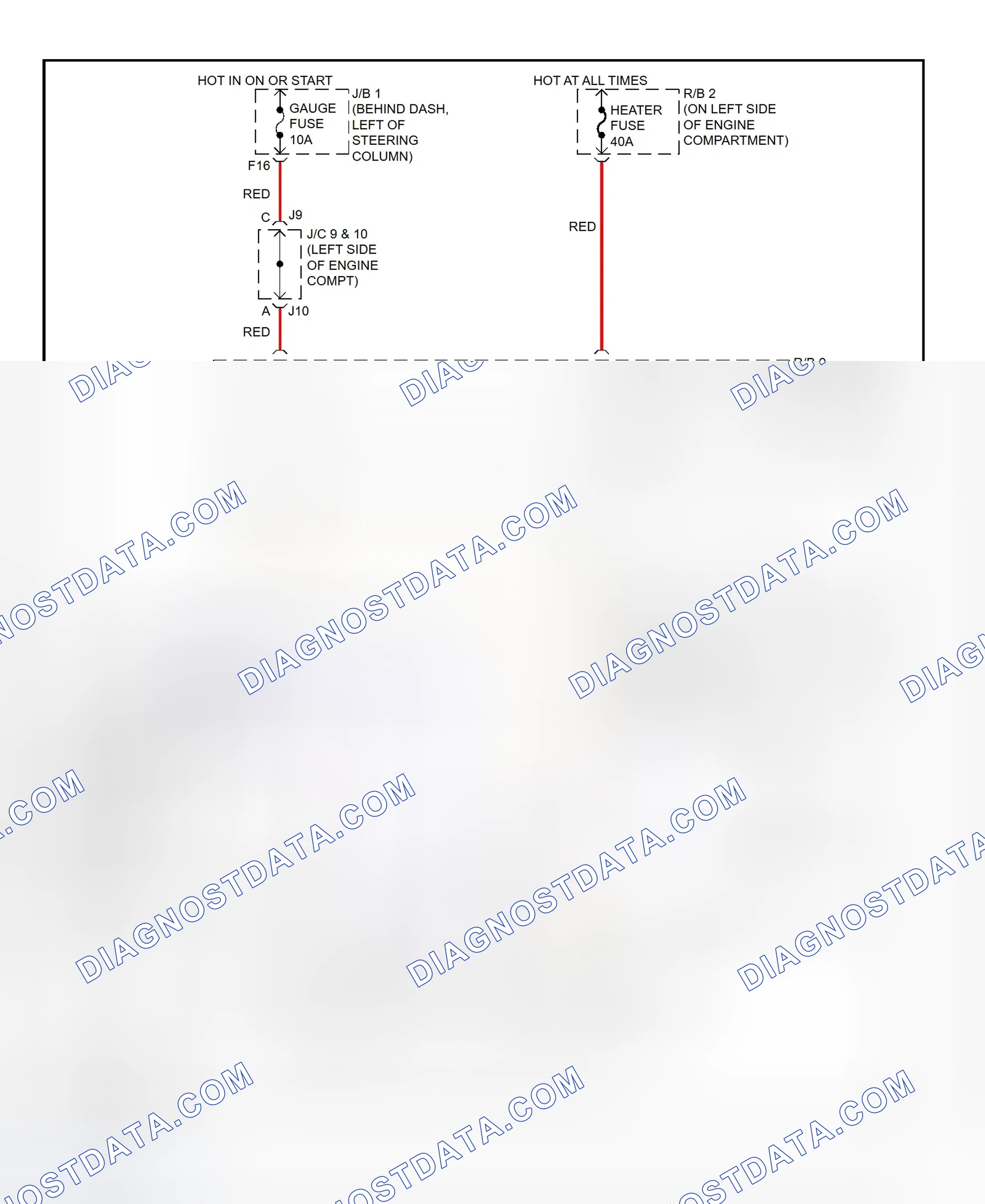 Scheme 7: Heater System Wiring Diagram (2000 Tacoma)