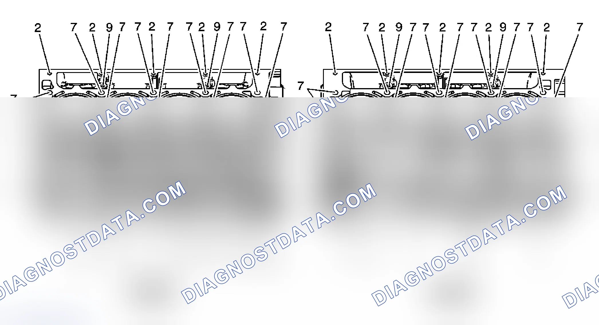 Scheme 35: Engine Block - Left/Right Side Views