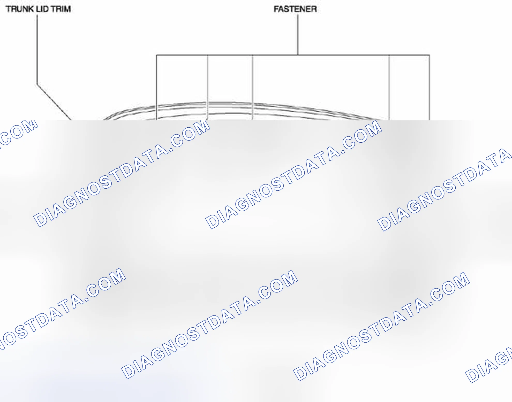 Scheme 72: TRUNK LID TRIM REMOVAL/INSTALLATION