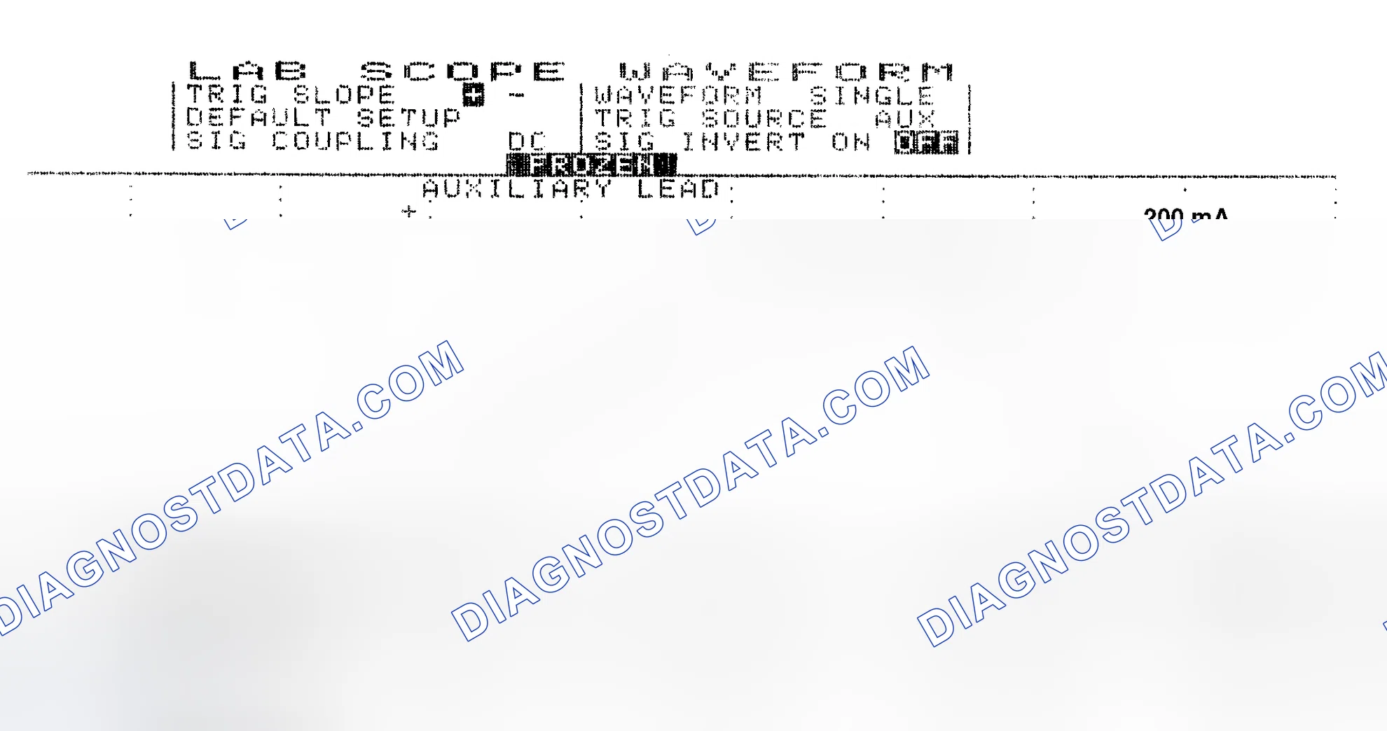 Scheme 13: Single Injector w/Normal Current Flow - Current Pattern